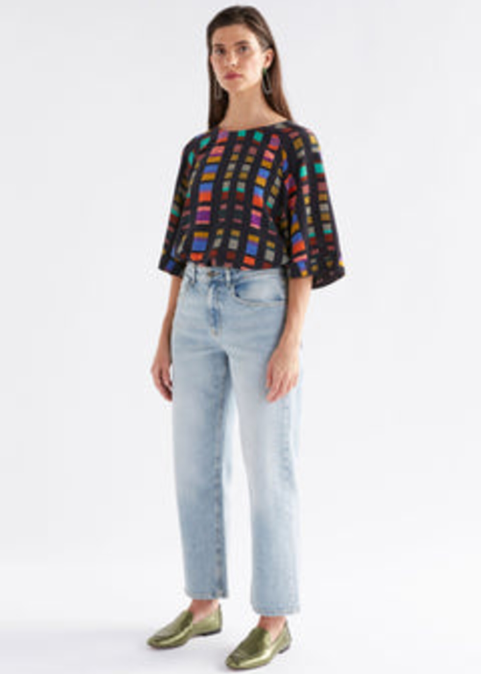 Malo Top Tessela Print