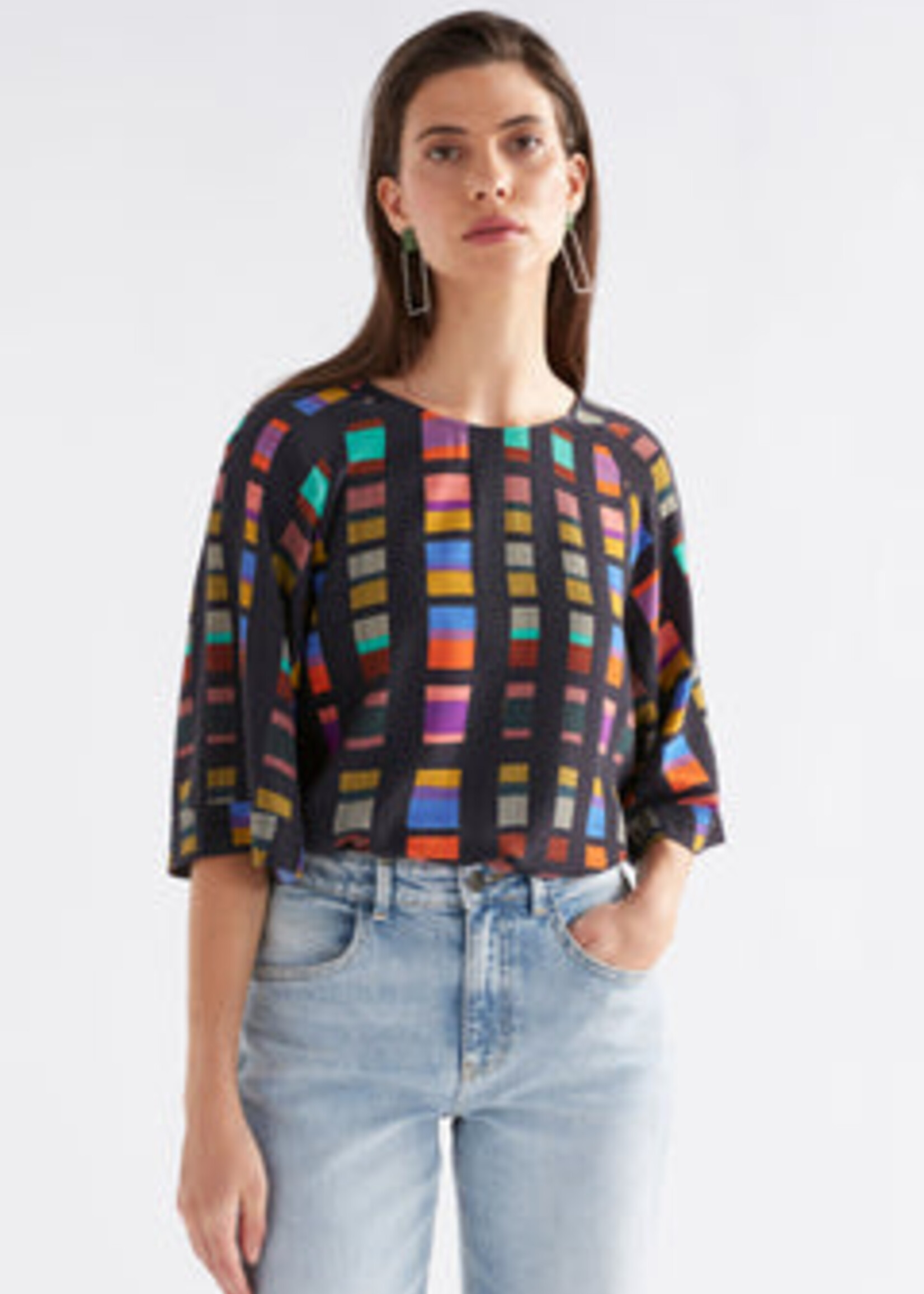 Malo Top Tessela Print