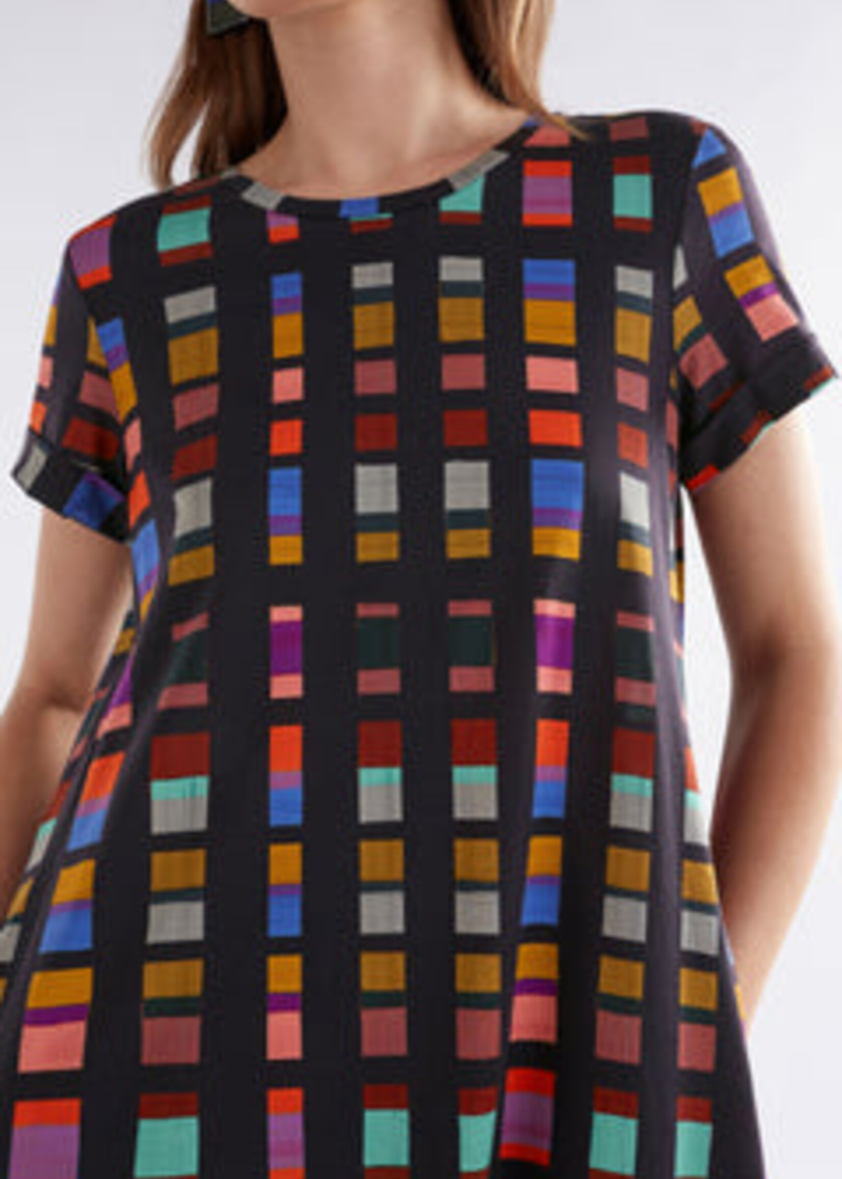 Haki Dress Tessela Print