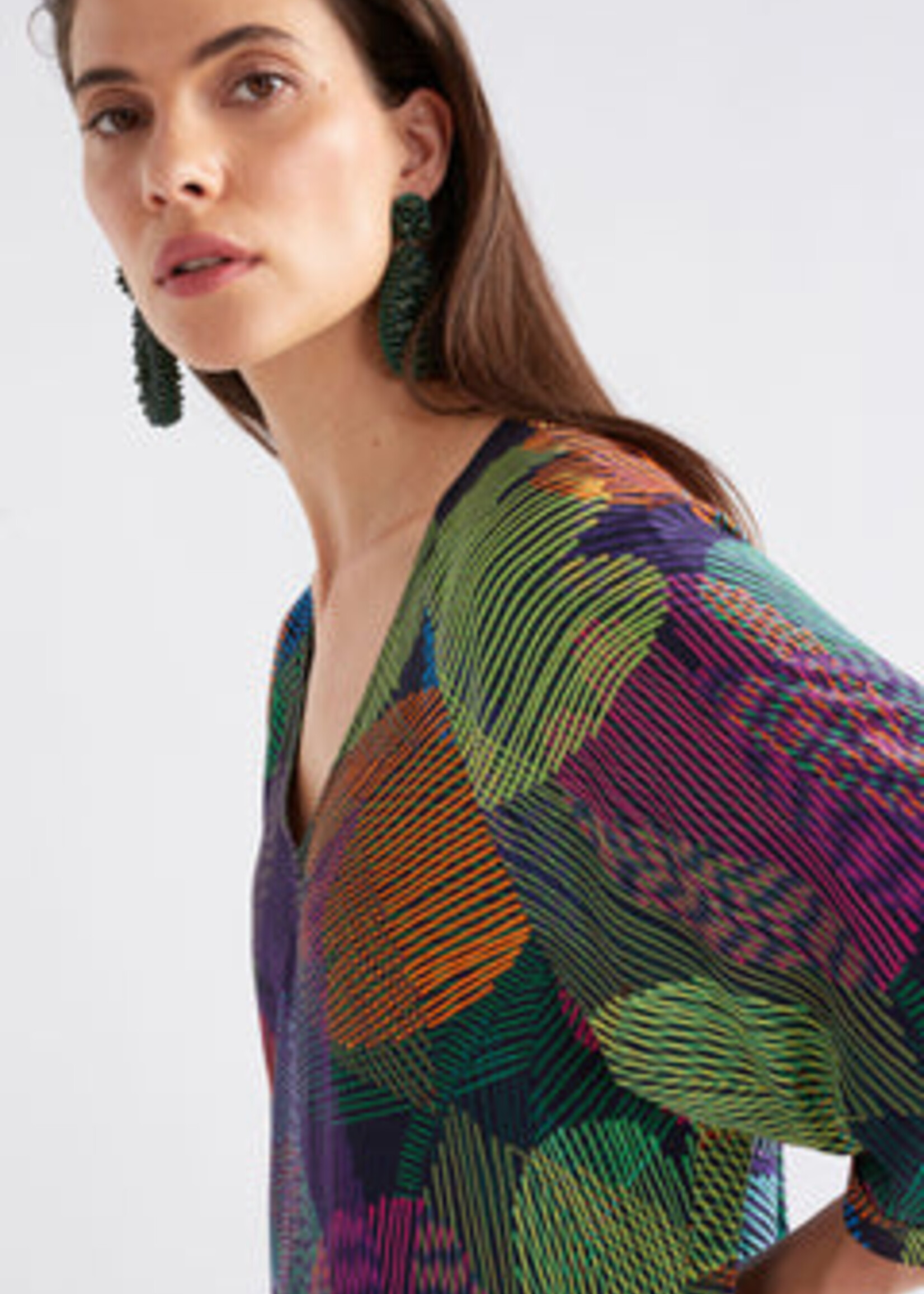 Foljer Dress Ombra Print
