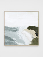Peaceful Muse Haze Framed Canvas
