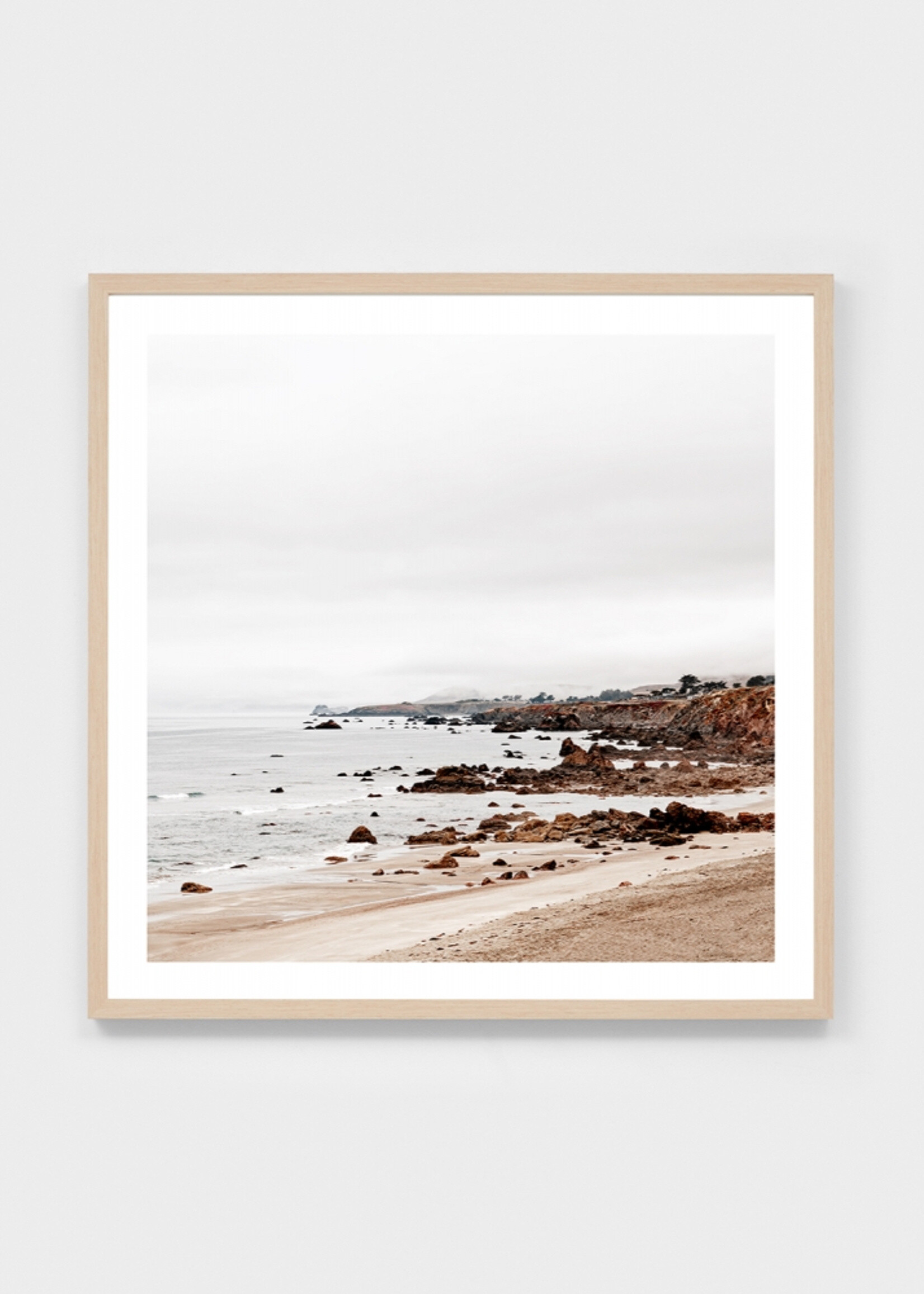 Rocky Beachside Framed Print