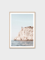 Capri Island Cliff Framed Print