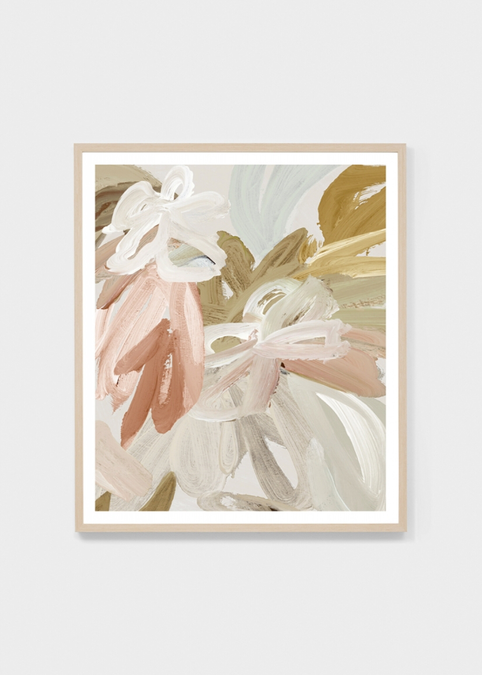 Abstract Garden Pastel Print