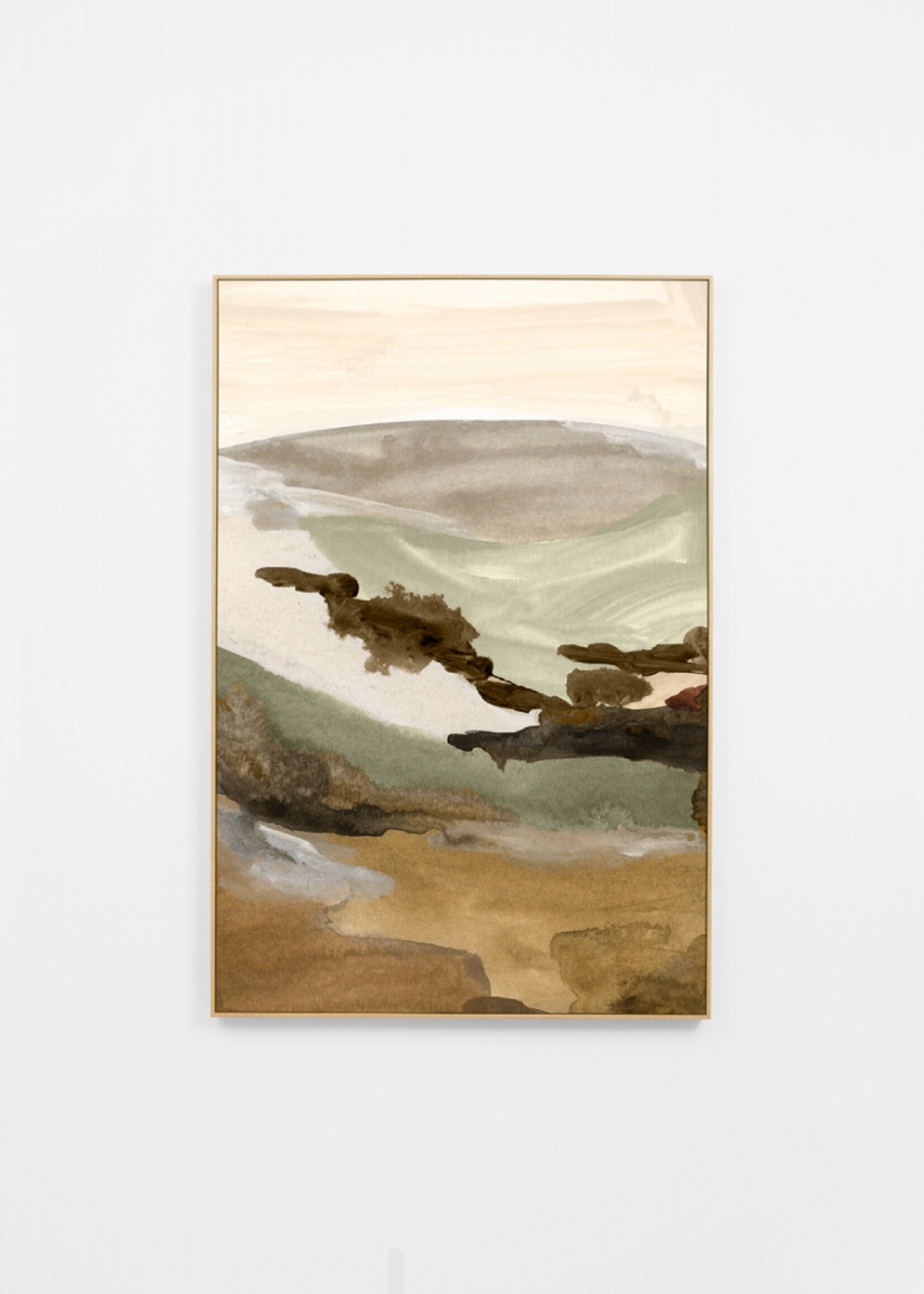 Watercolour Vista Earth 2 Canvas