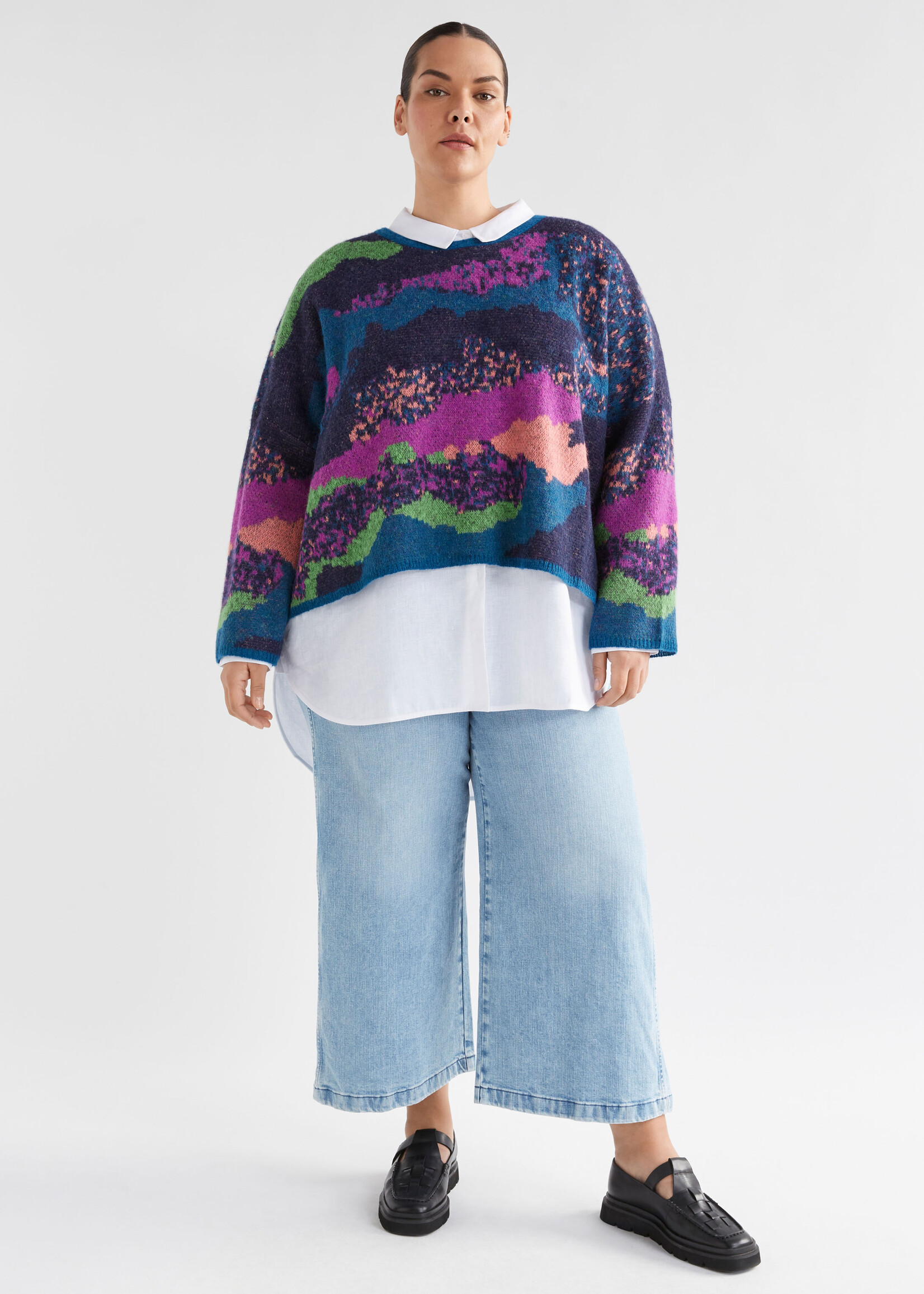 Sprache Sweater Multi Jacquard