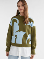 Leben Sweater Washer Blue/Artichoke