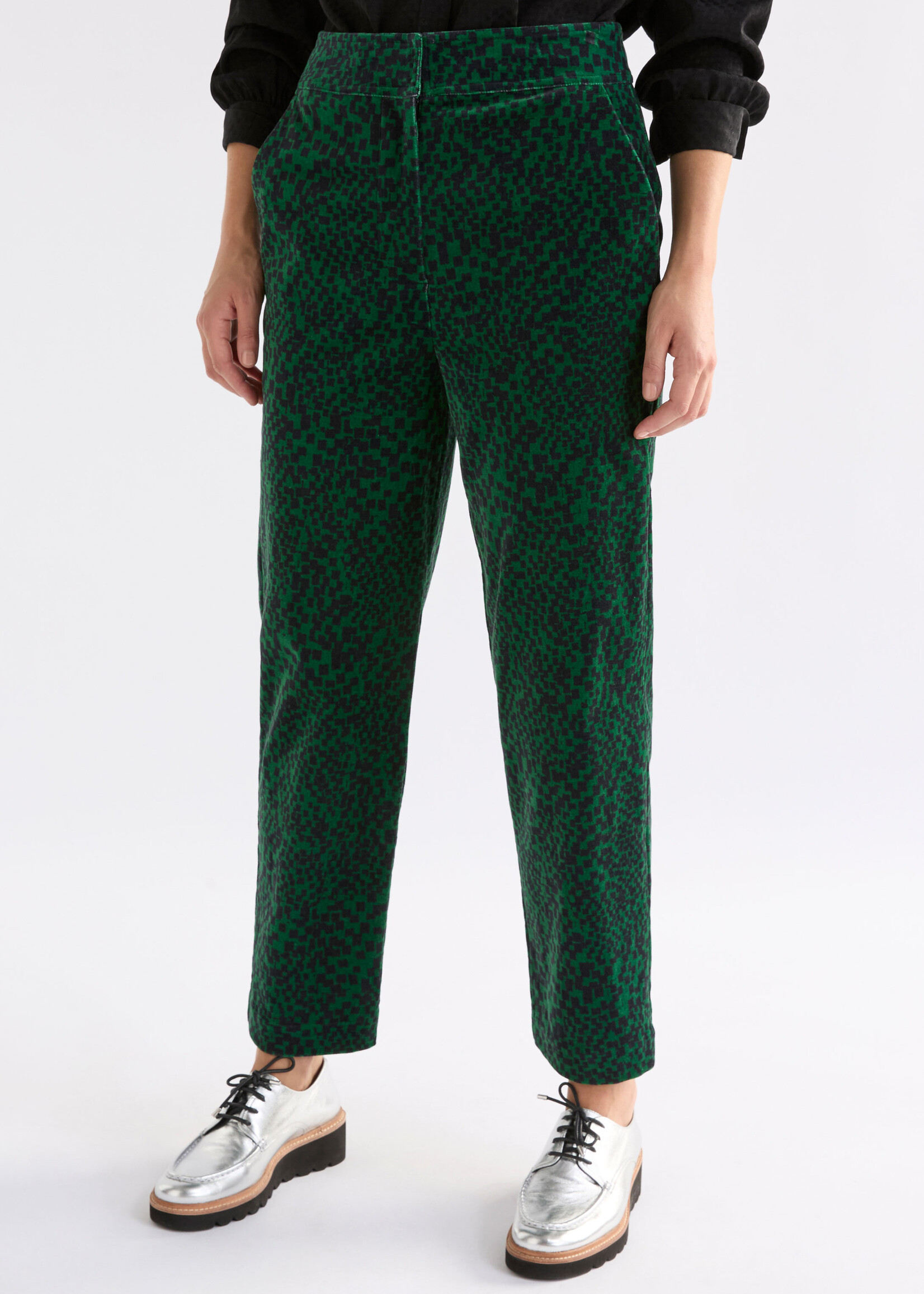 Altes Pant Green Sindra Print