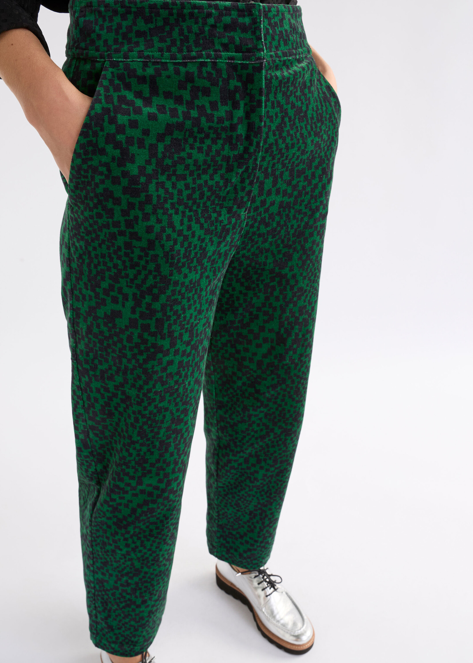 Altes Pant Green Sindra Print