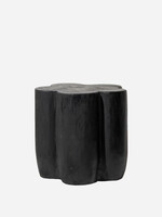 Flore Curved Side Table - Charred