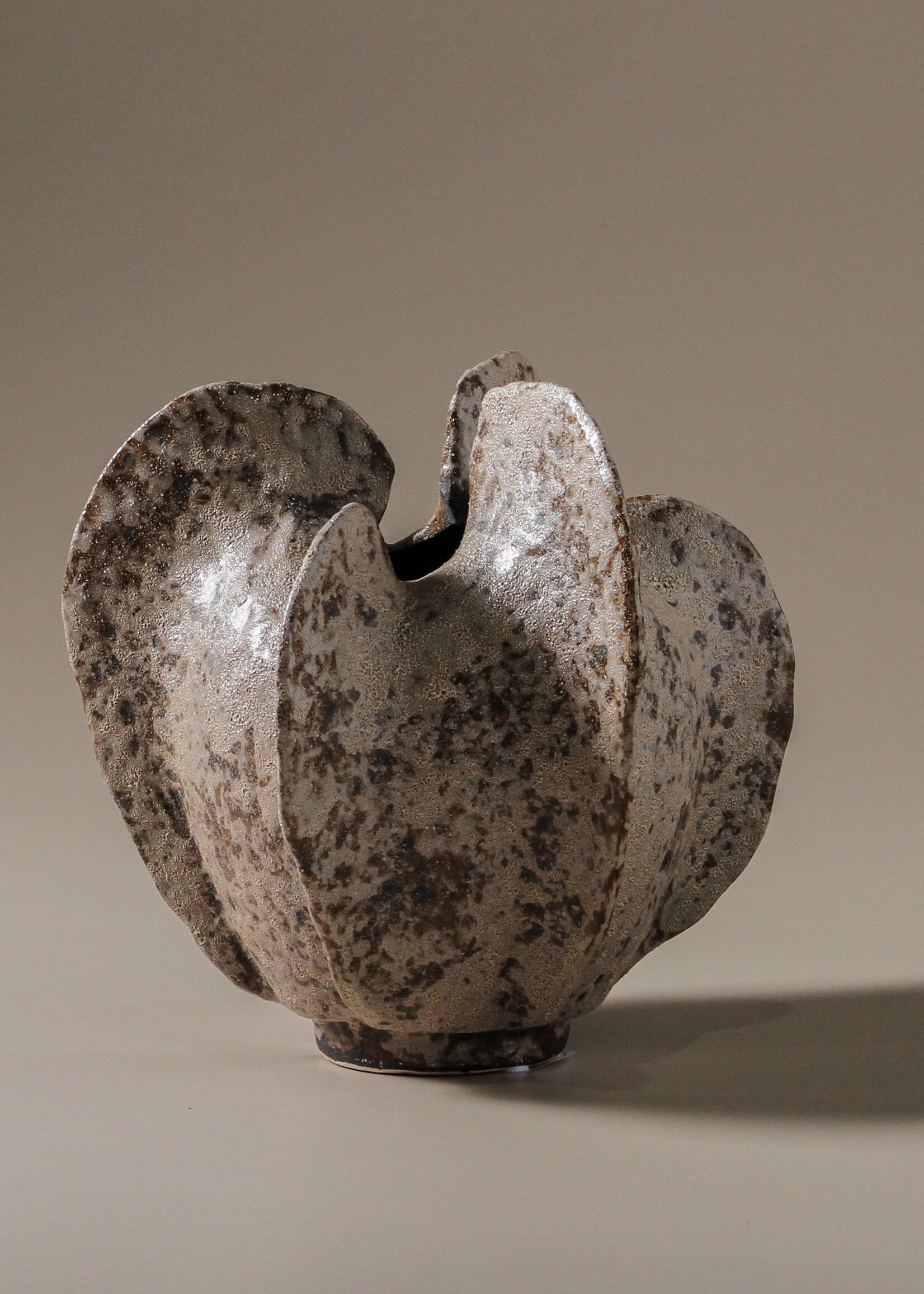Seafoam Vase Rustic White