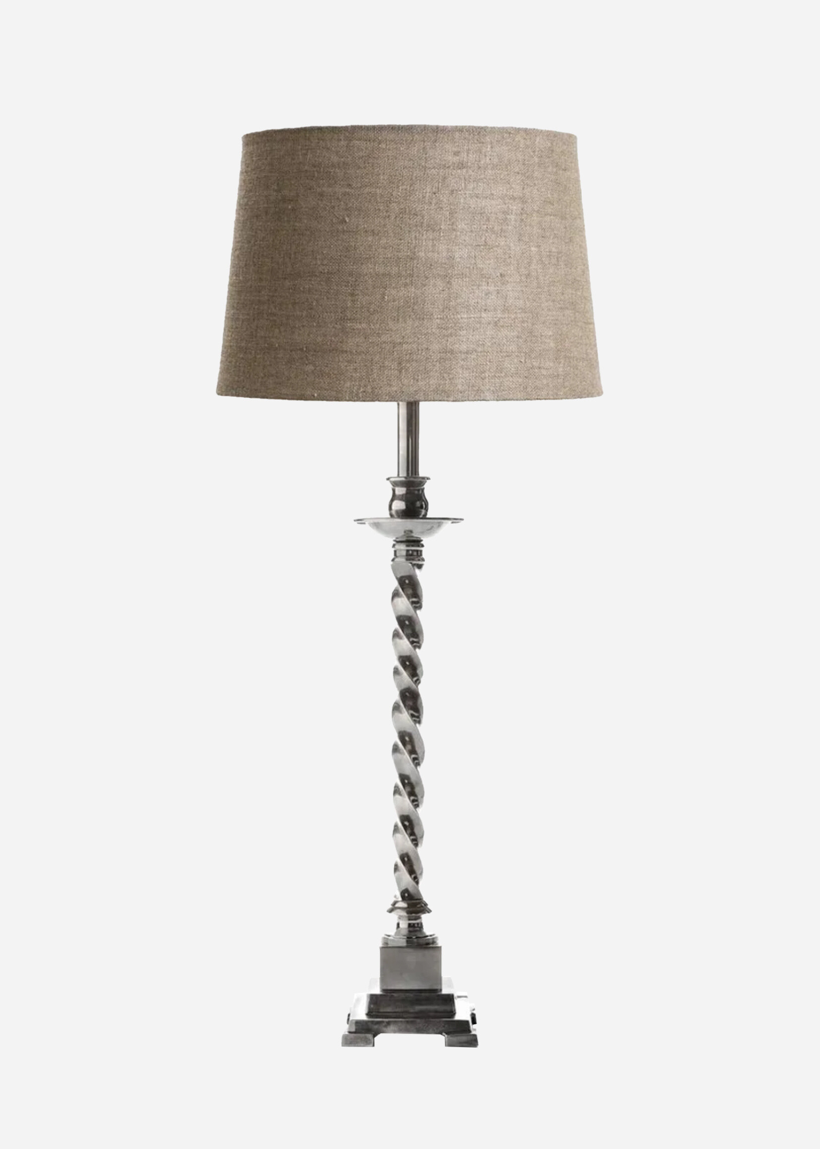 Roxbury Antique Silver Table Lamp