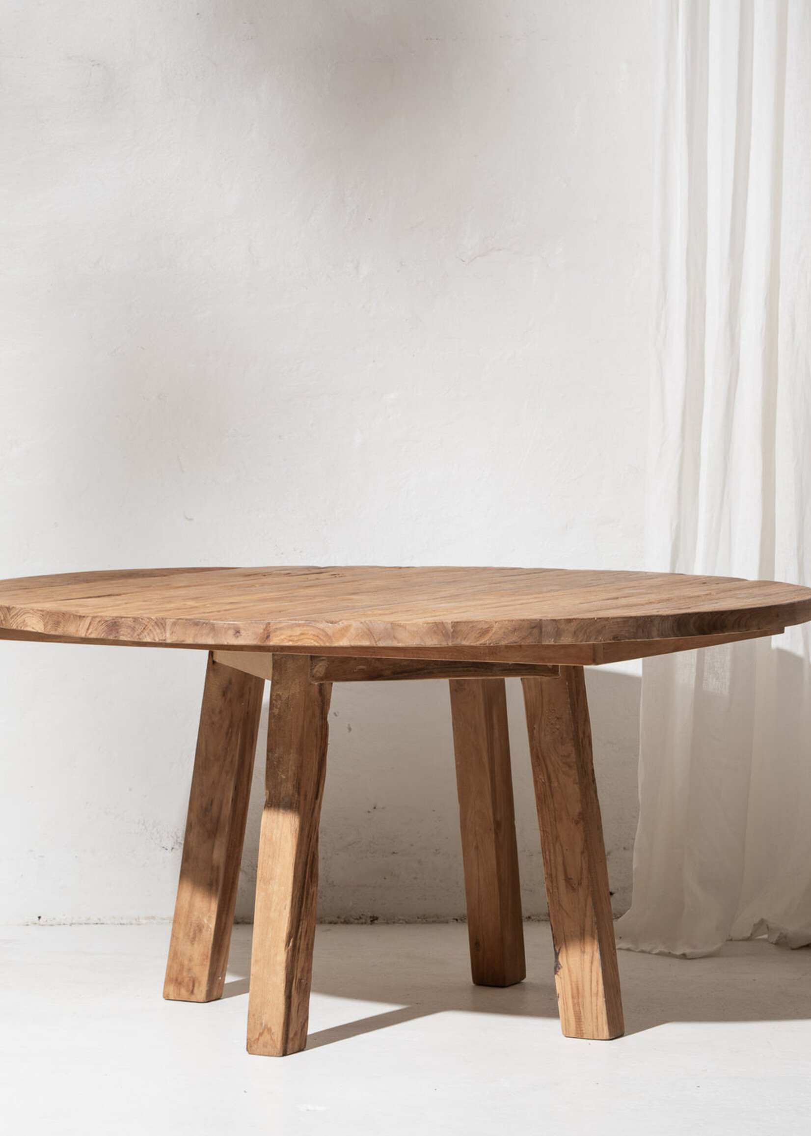 Talia Round Teak Dining Table