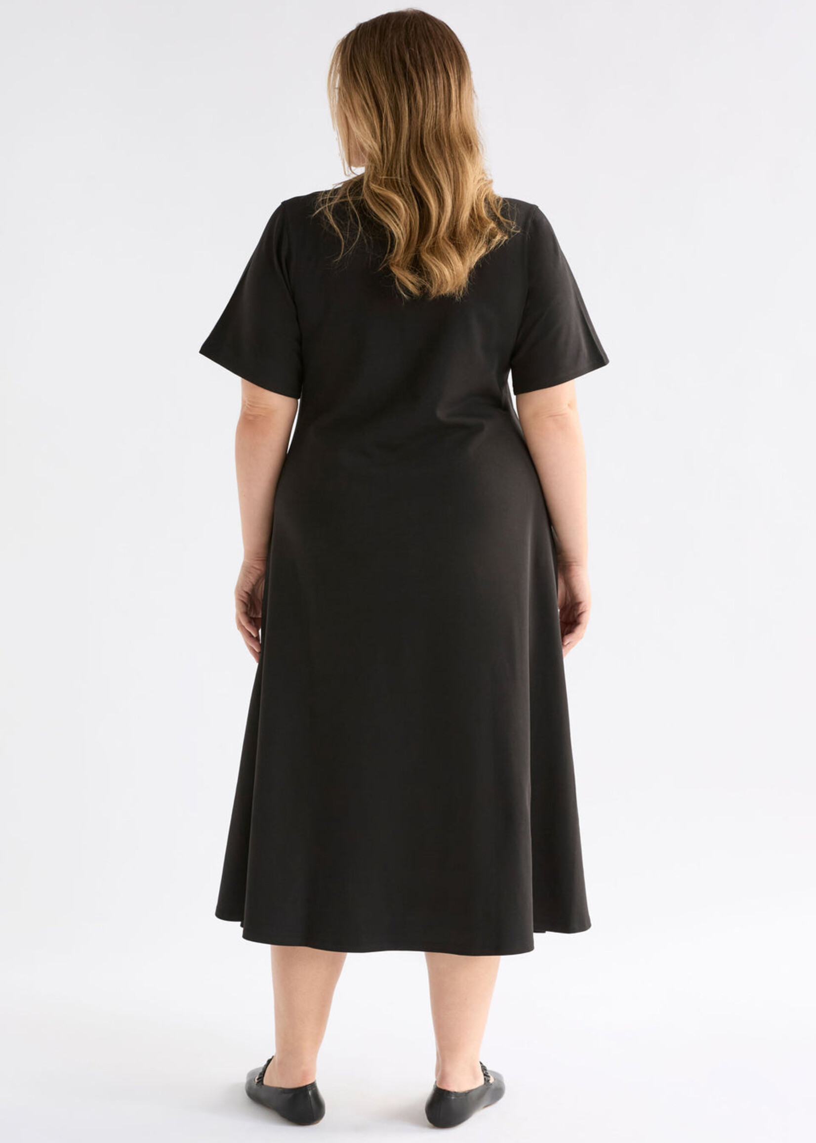 Mana Scuba Dress Black