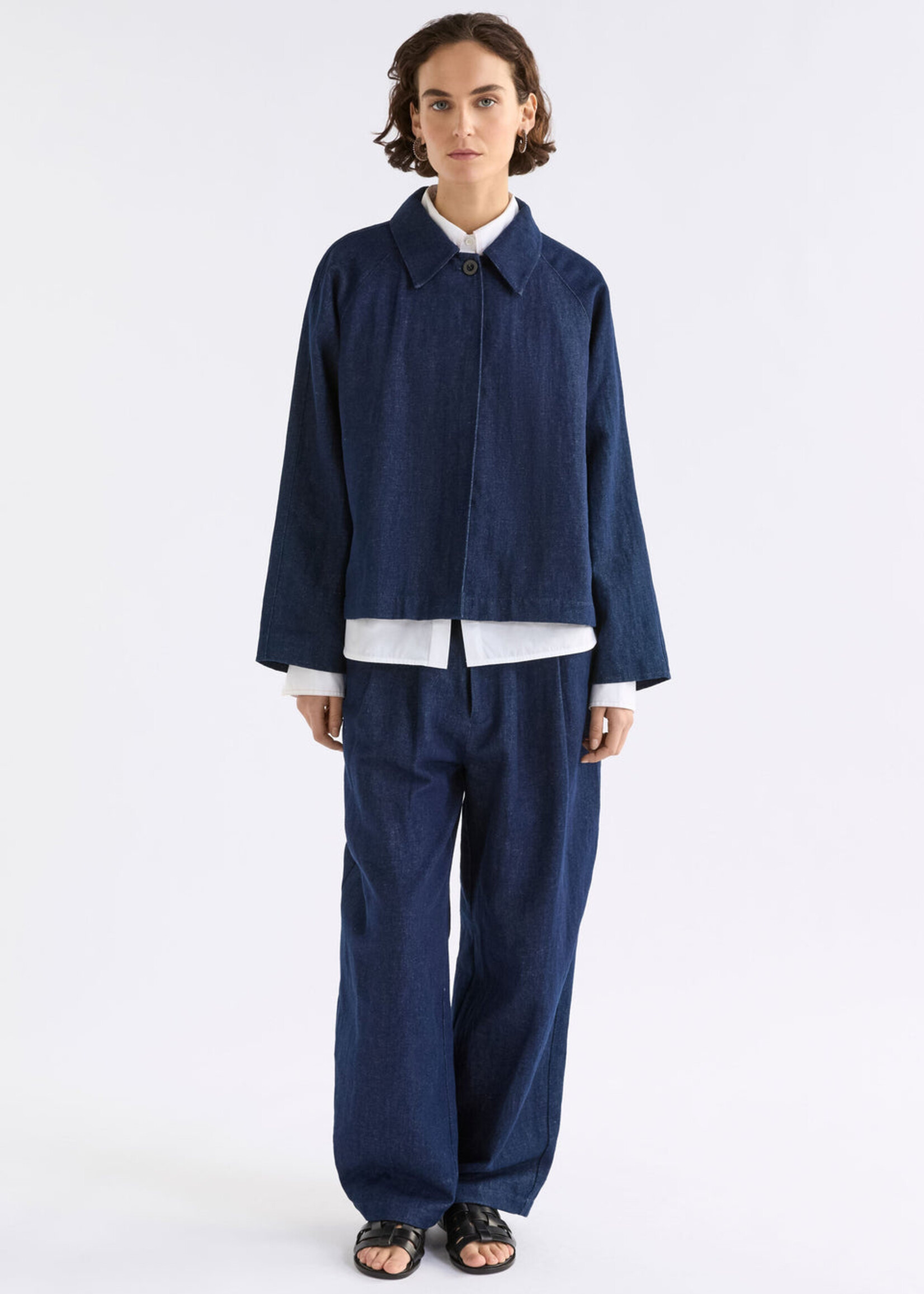 Decla Denim Jacket Dark Blue Wash