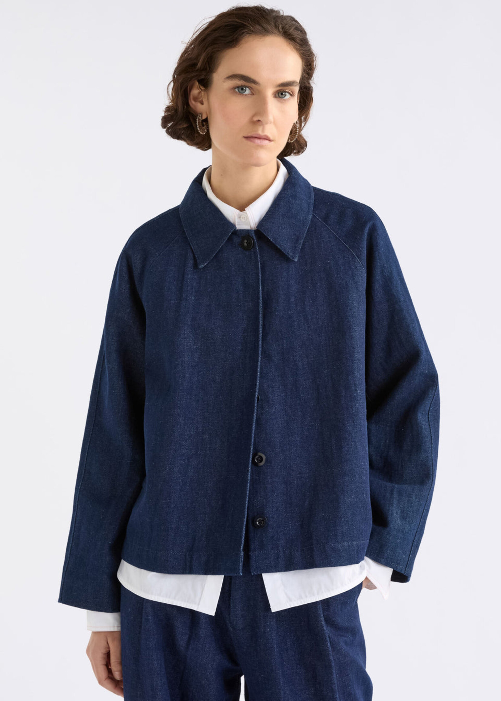 Decla Denim Jacket Dark Blue Wash