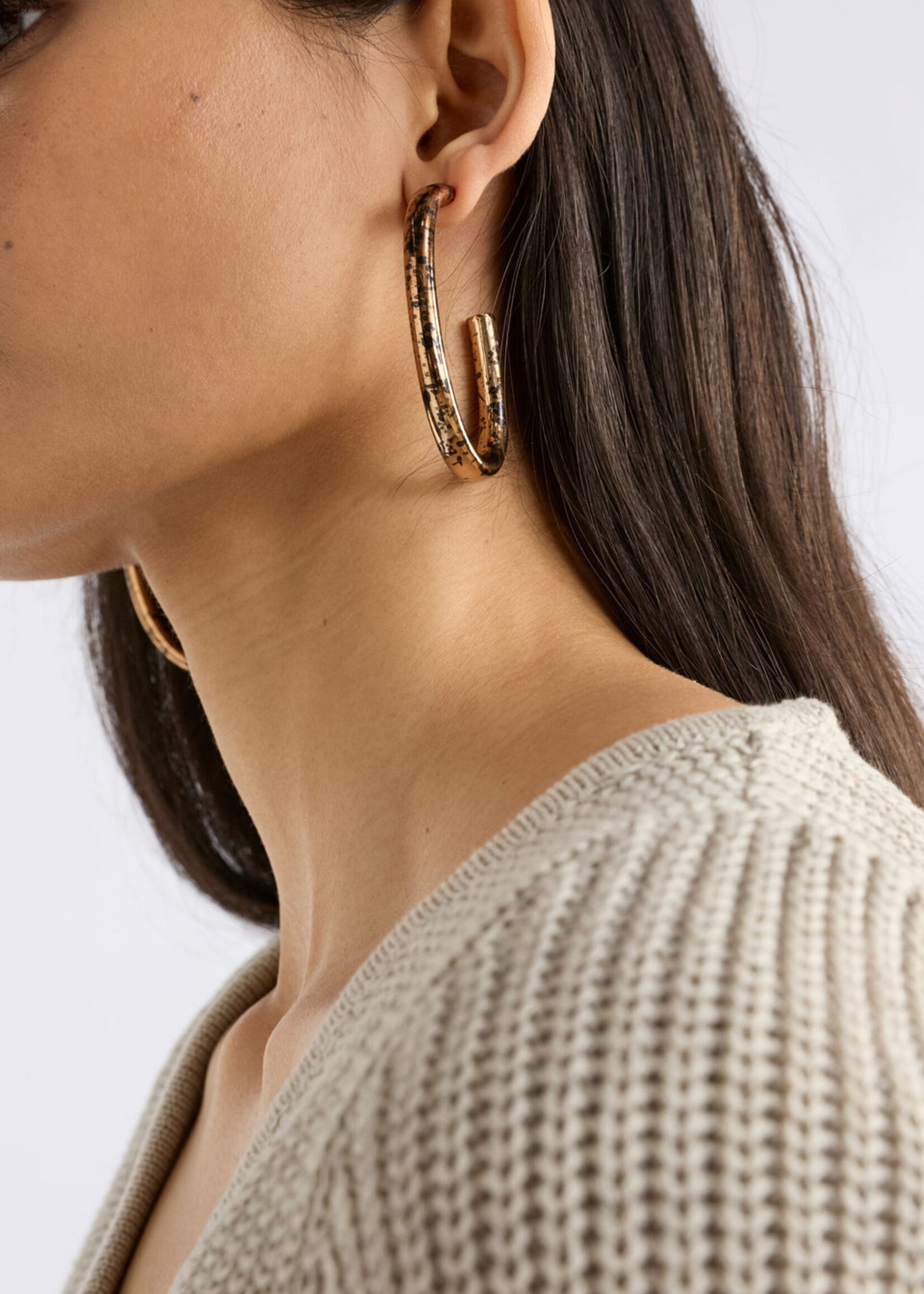 Oban Large Hoop Earring