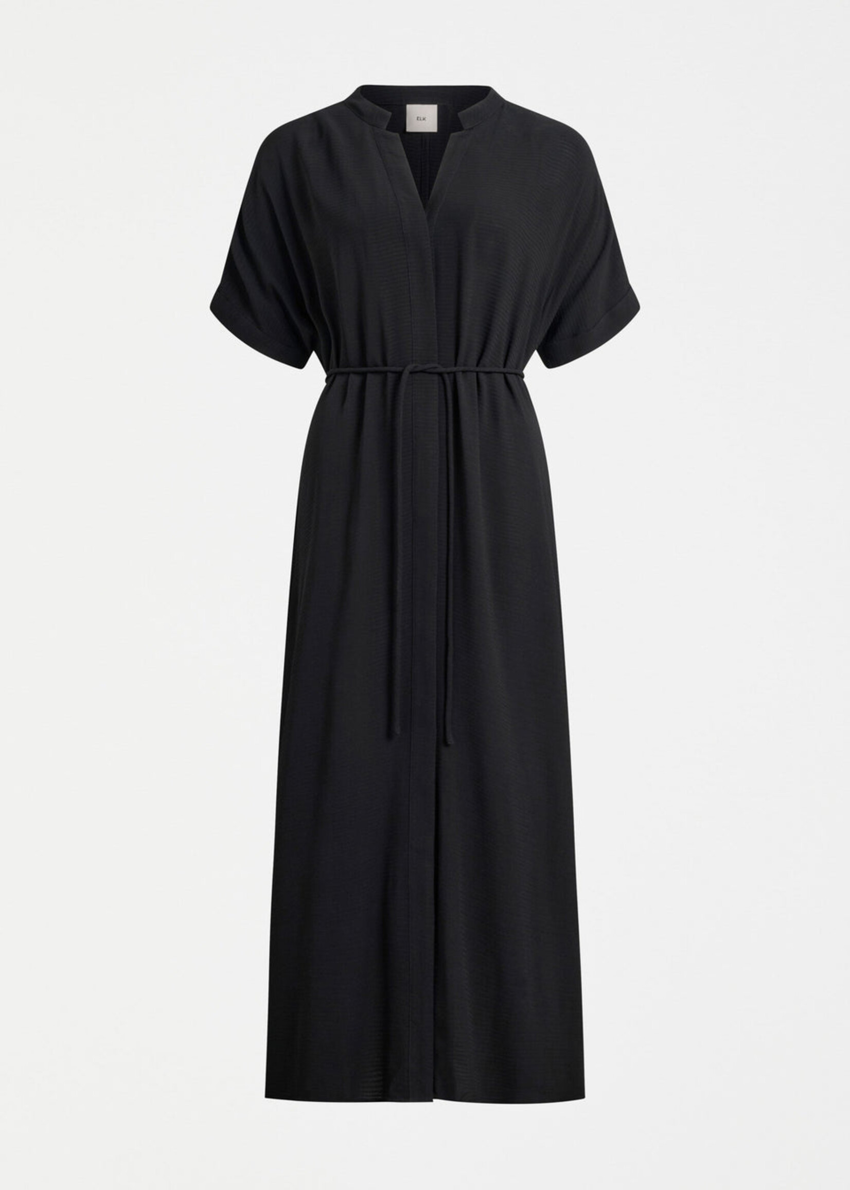 Omia Shirt Dress Black