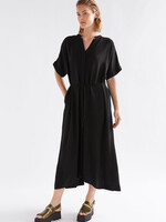 Omia Shirt Dress Black