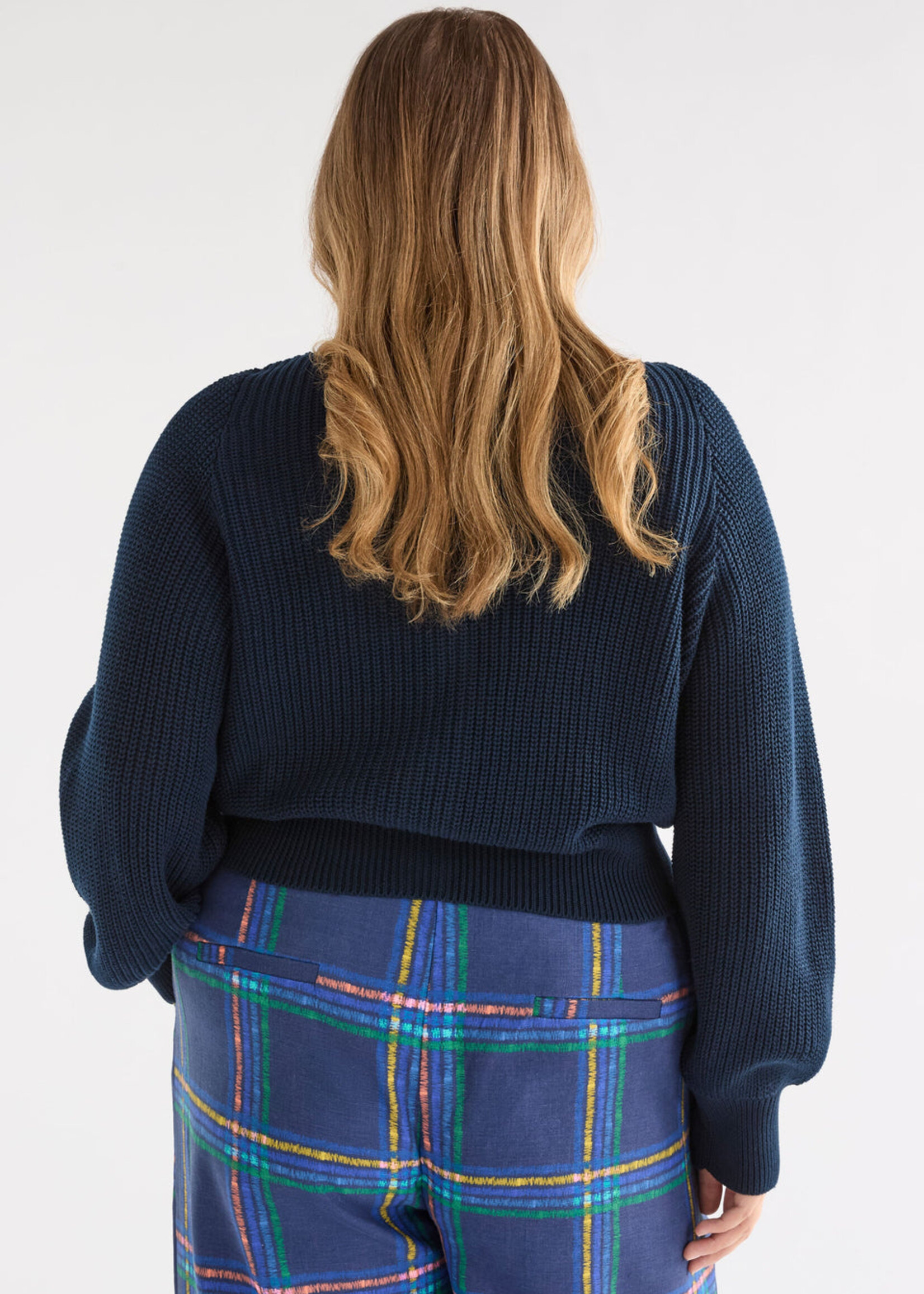 Saari Cardigan Bright Navy