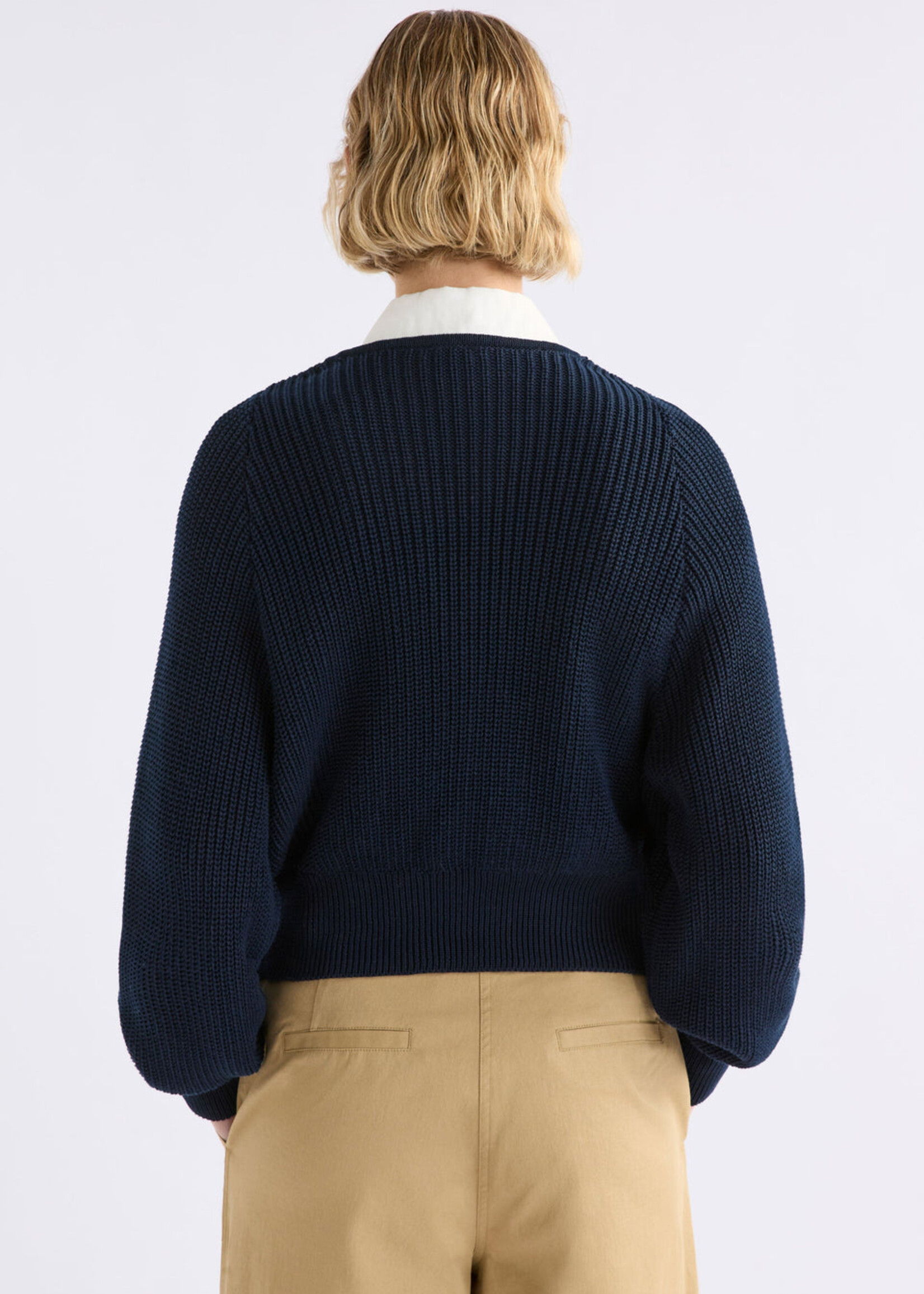 Saari Cardigan Bright Navy