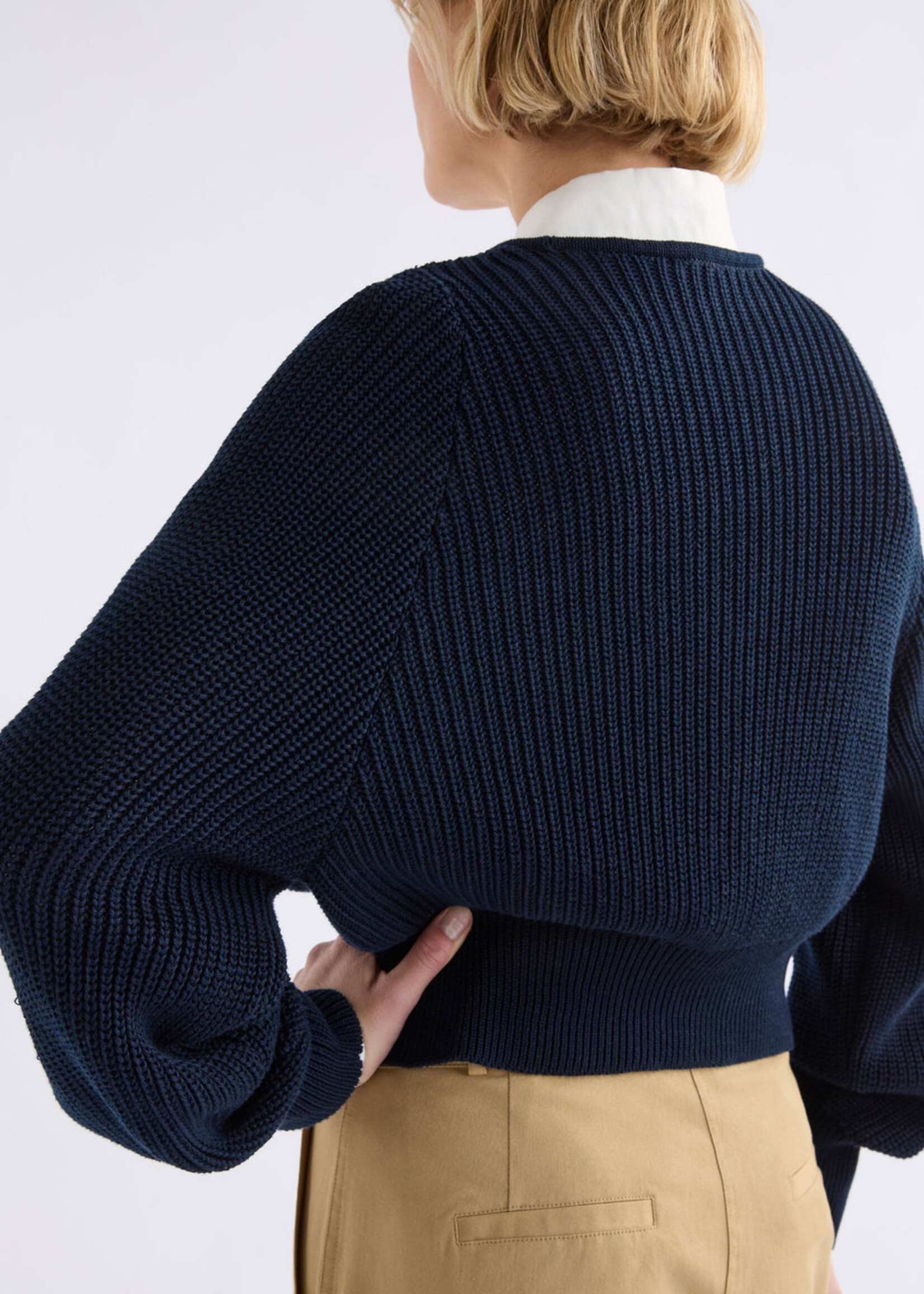 Saari Cardigan Bright Navy