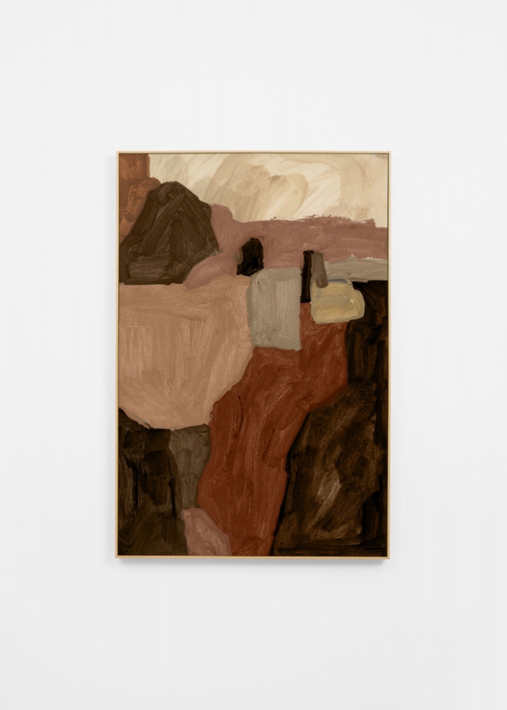 Maeve Clay 1 Framed Canvas