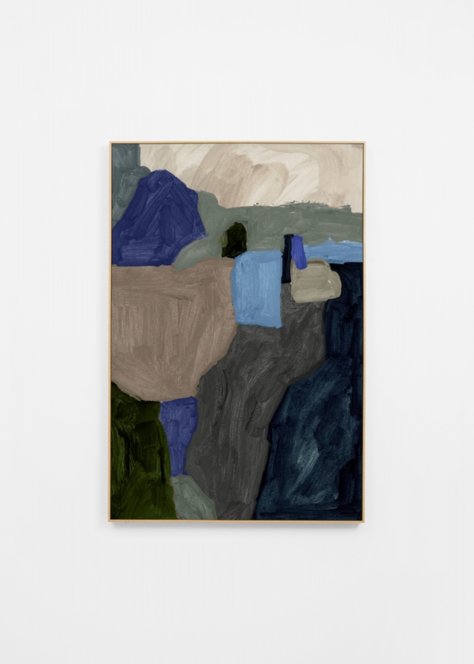 Maeve Ultramarine 1 Framed Canvas