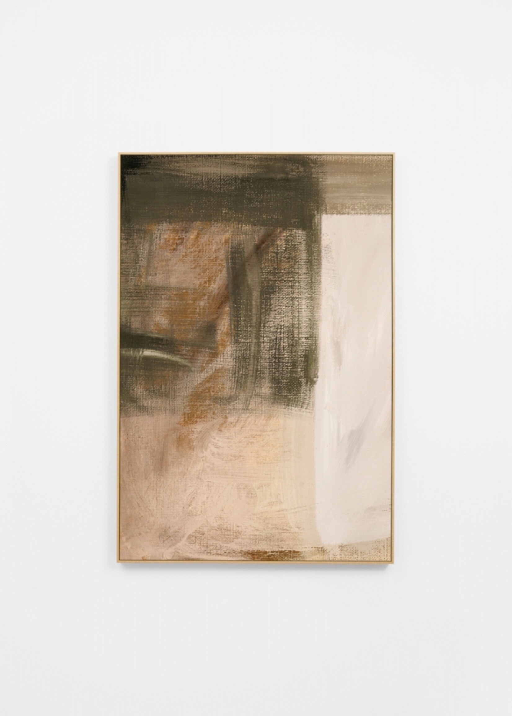 Neena Natural 2 Framed Canvas