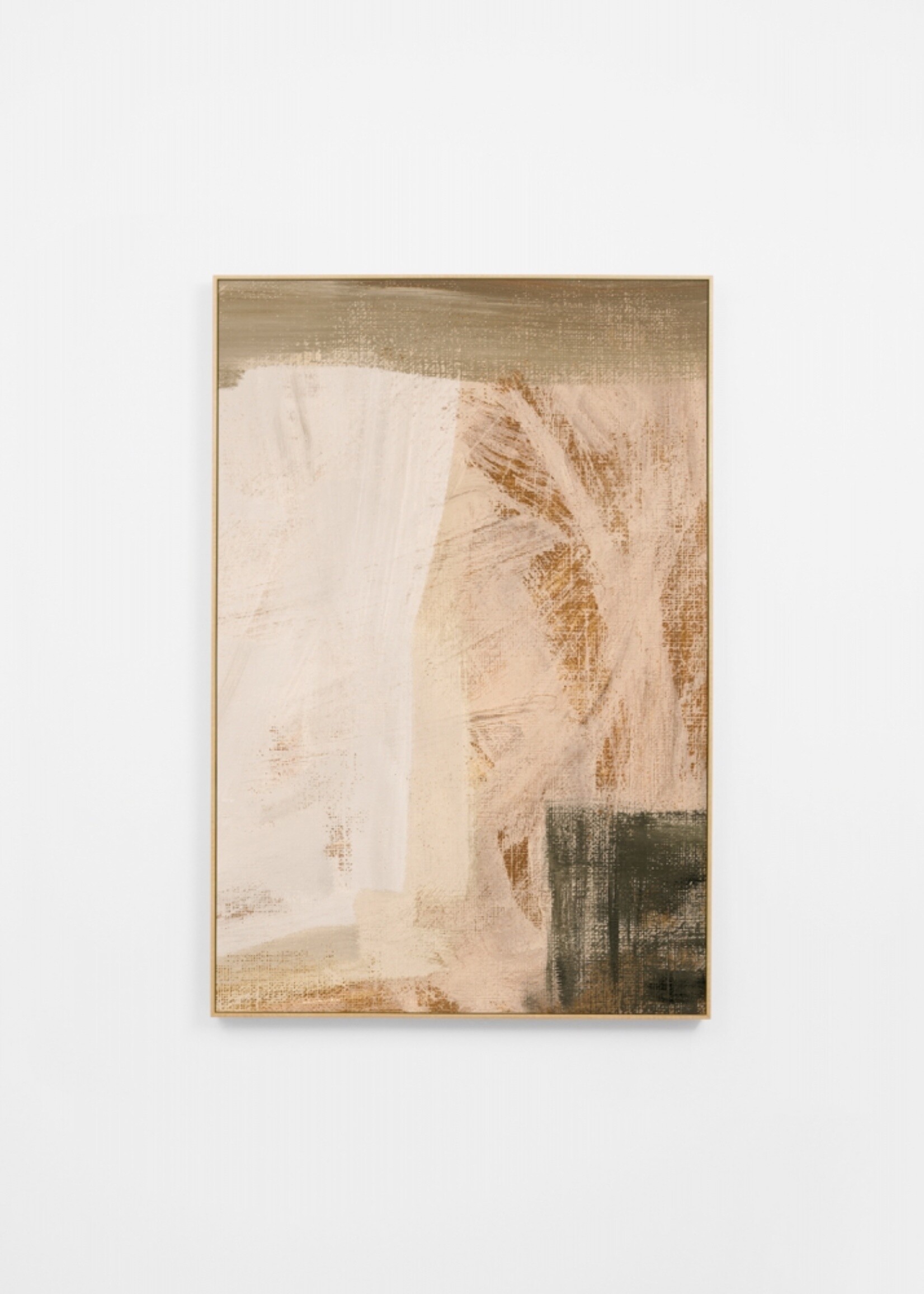 Neena Natural 1 Framed Canvas