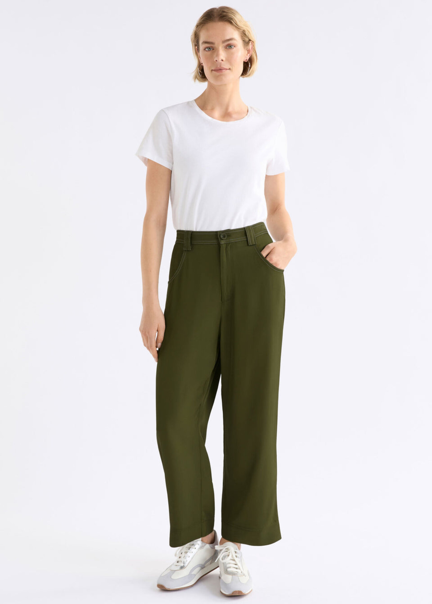 Hullu Pant Bright Olive