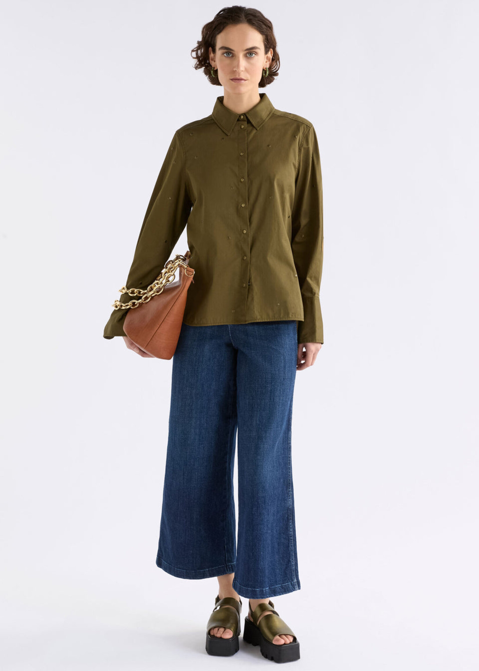 Stuud Long Sleeve Shirt Olive