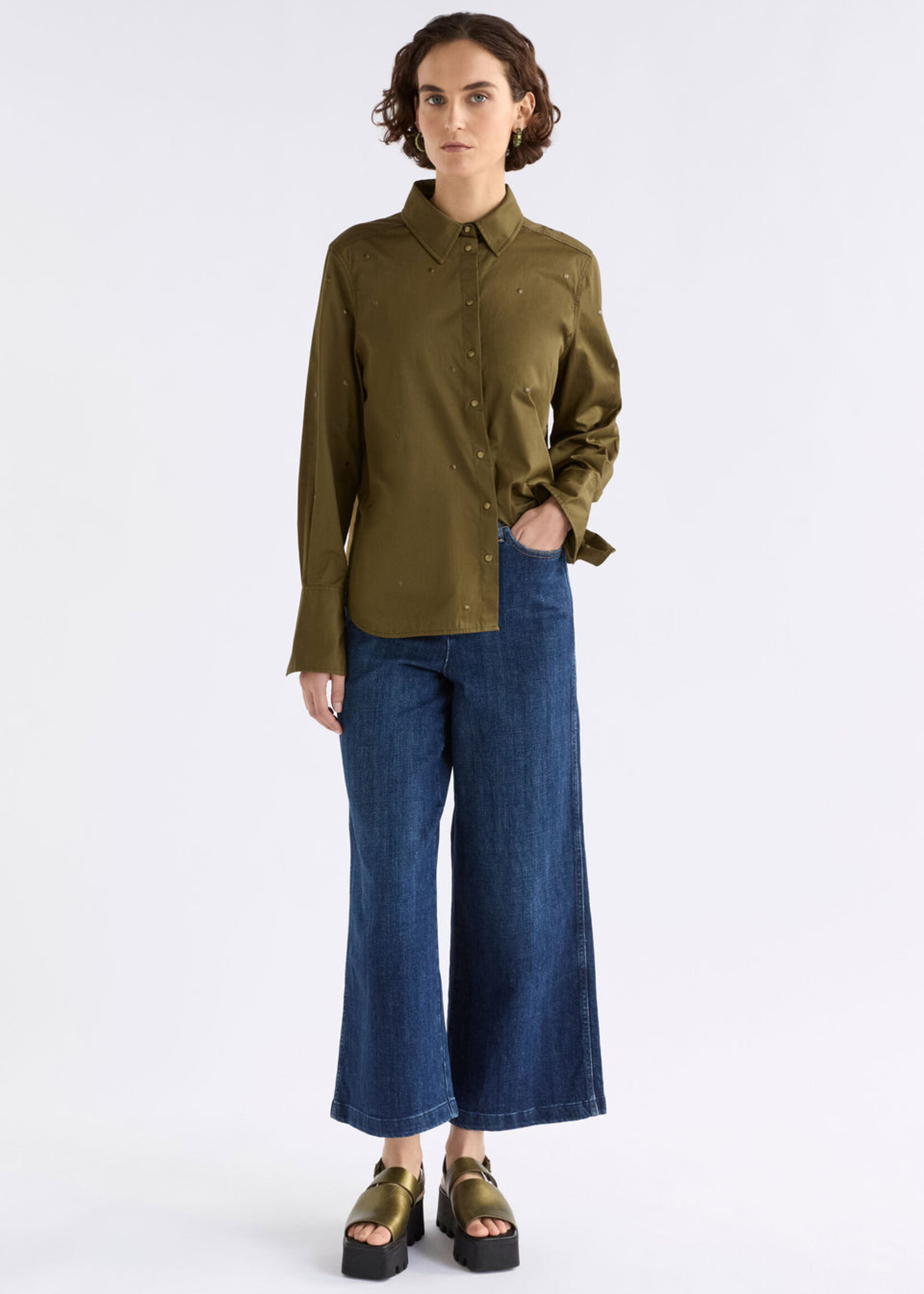 Stuud Long Sleeve Shirt Olive