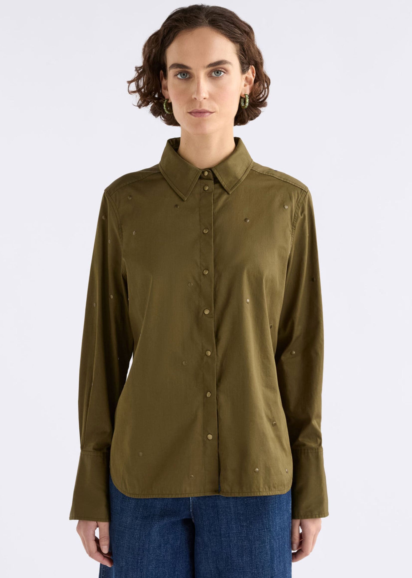 Stuud Long Sleeve Shirt Olive