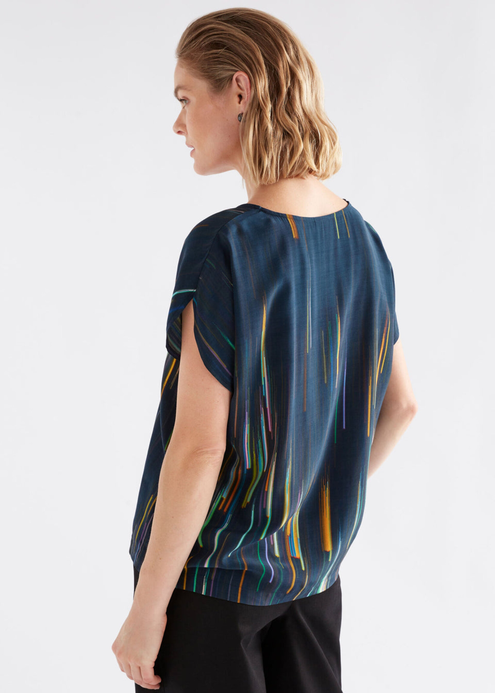 Kayra V Neck Top Alinea Print
