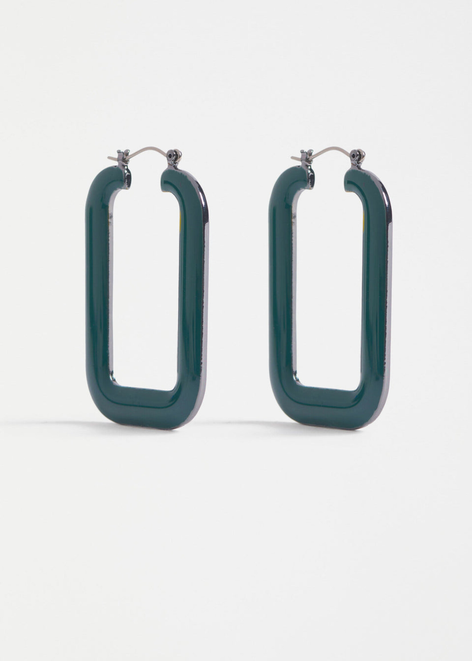 Innfellt Square Hoop Earring