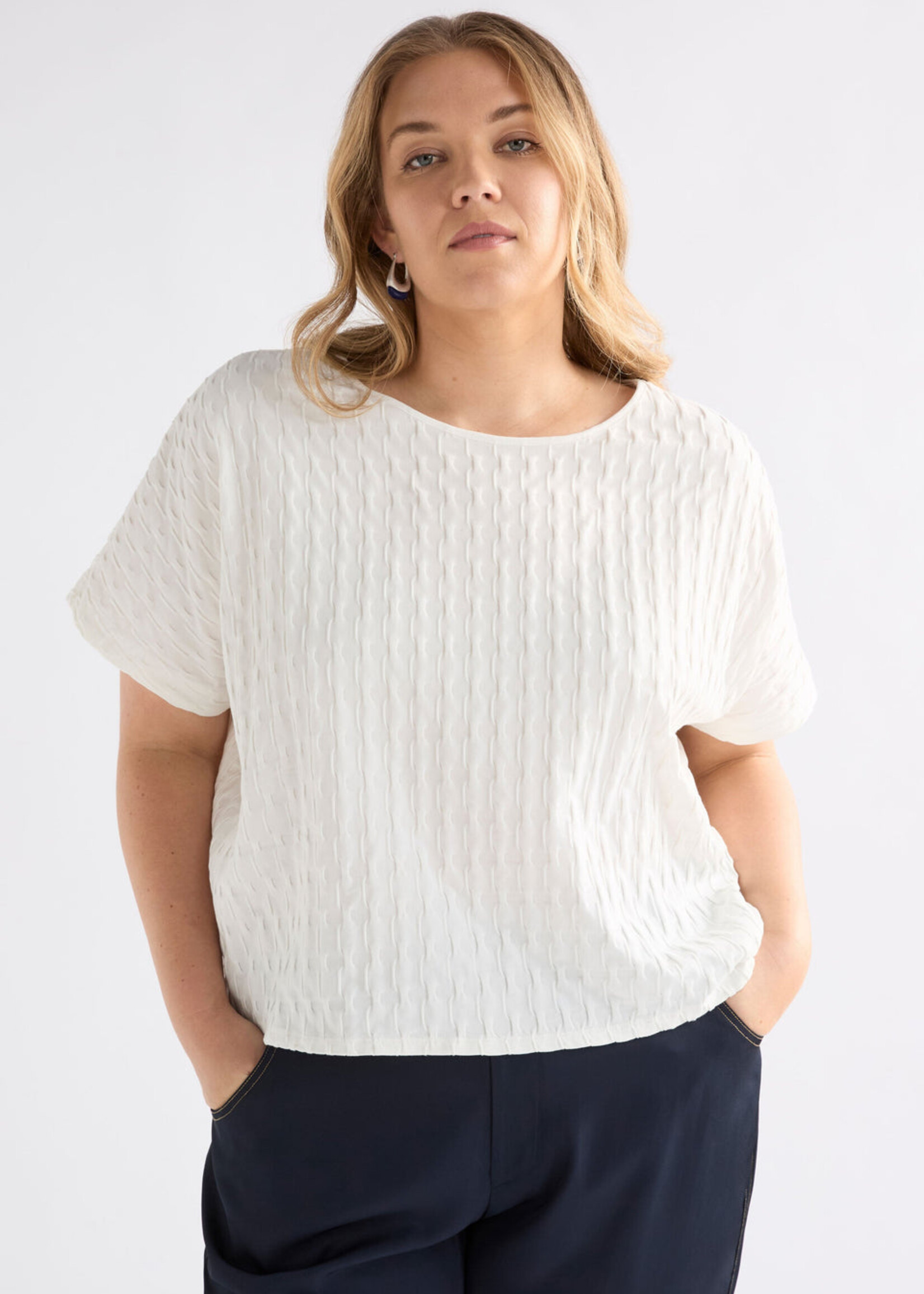 Orta Boxy Tshirt in White
