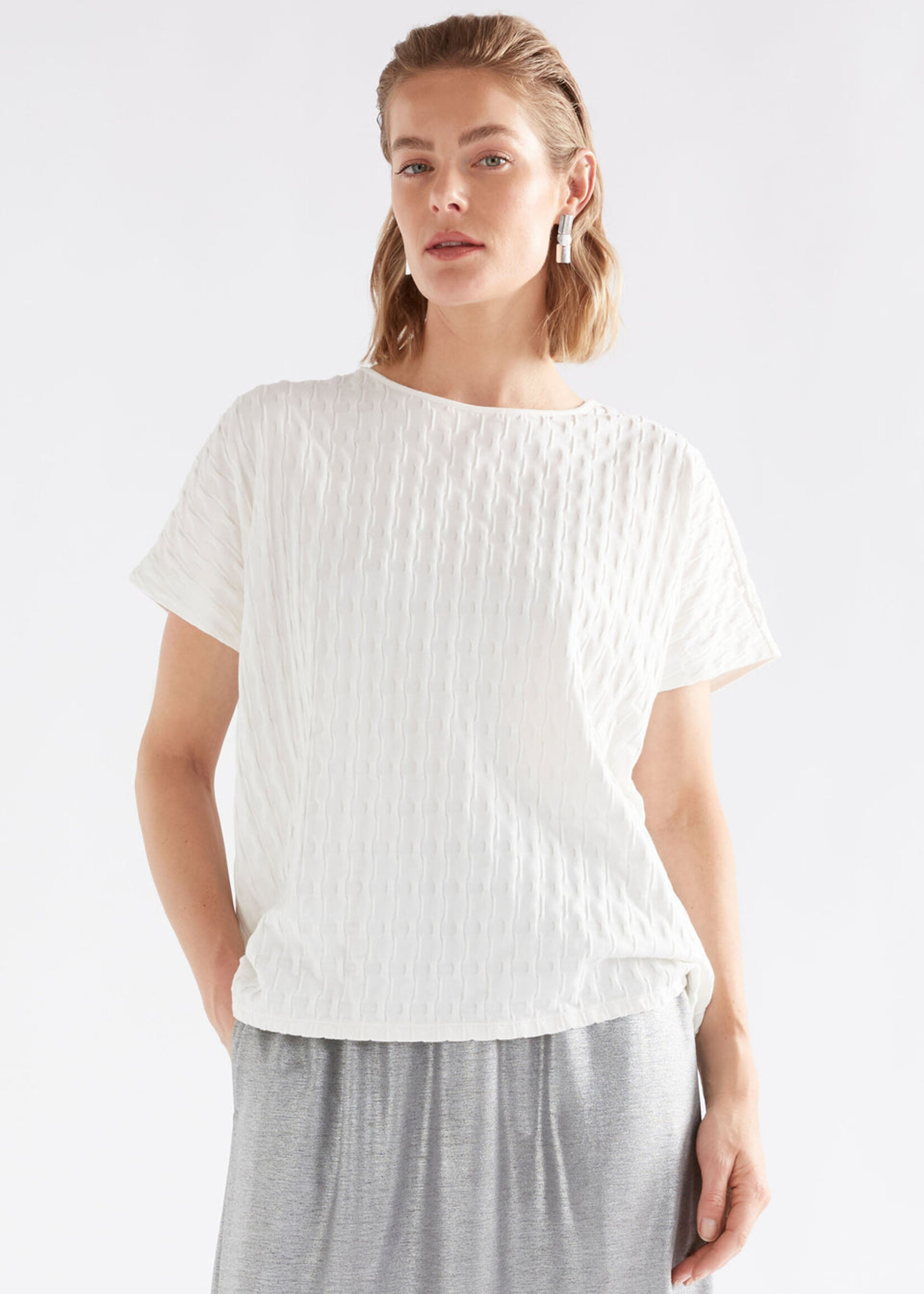Orta Boxy Tshirt in White