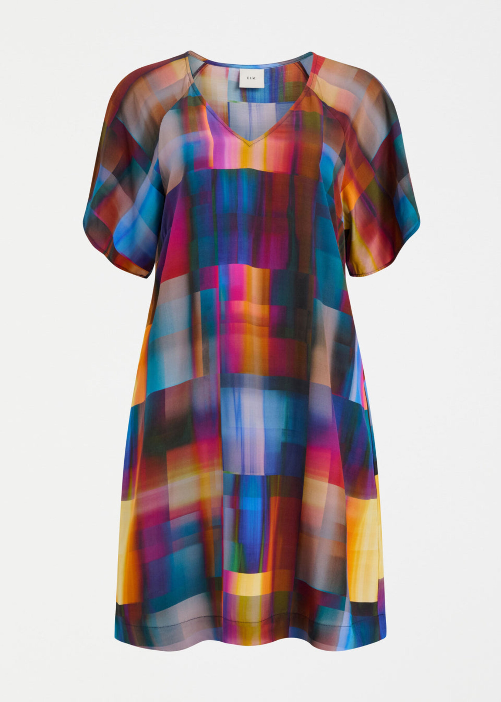 Byde Short Dress in Ekko Print