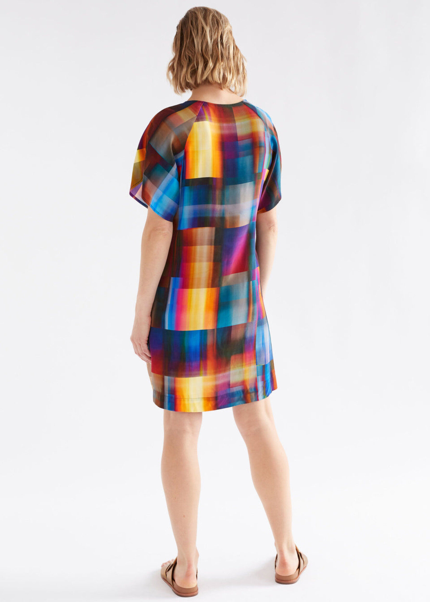 Byde Short Dress in Ekko Print