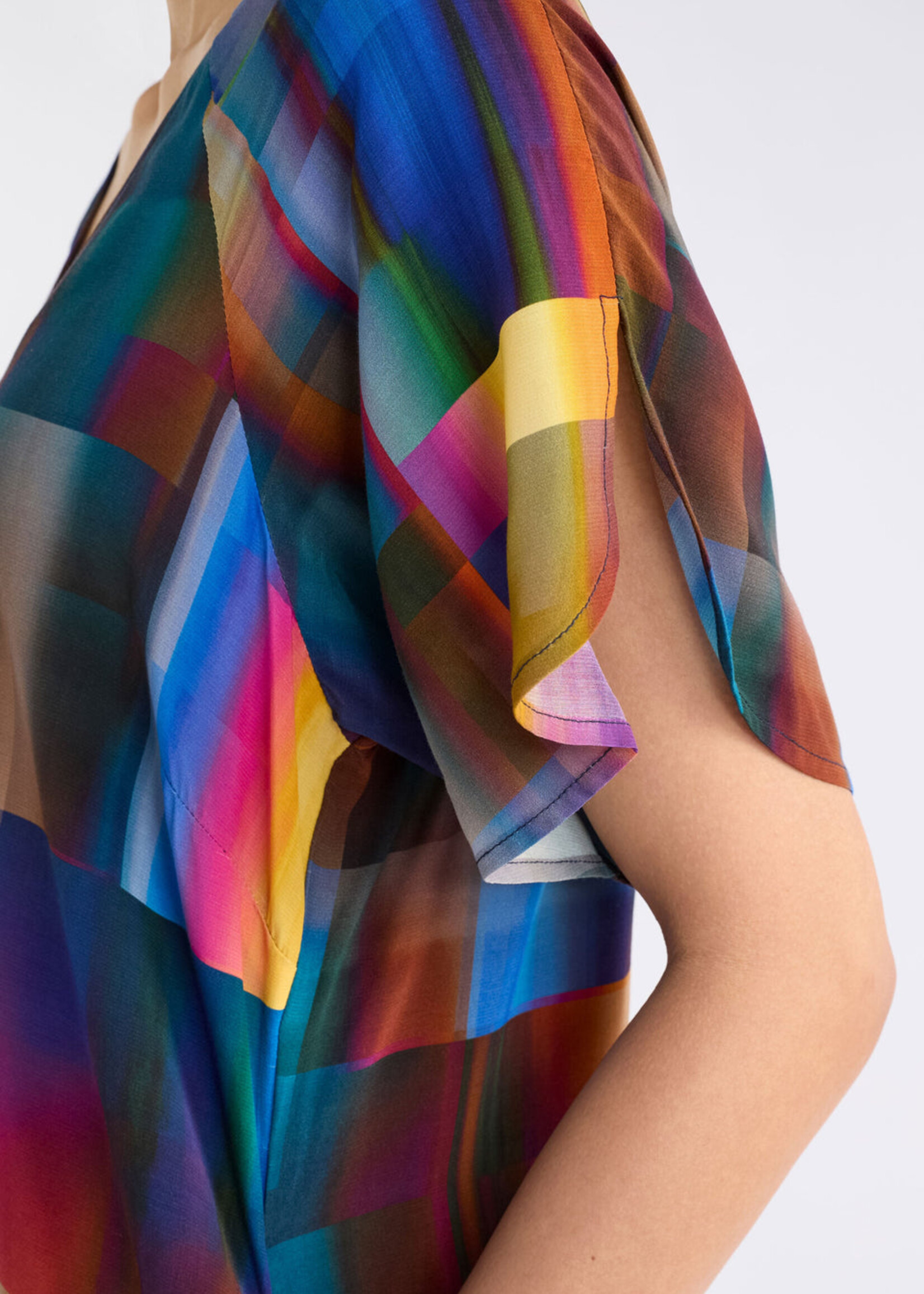 Byde Short Dress in Ekko Print