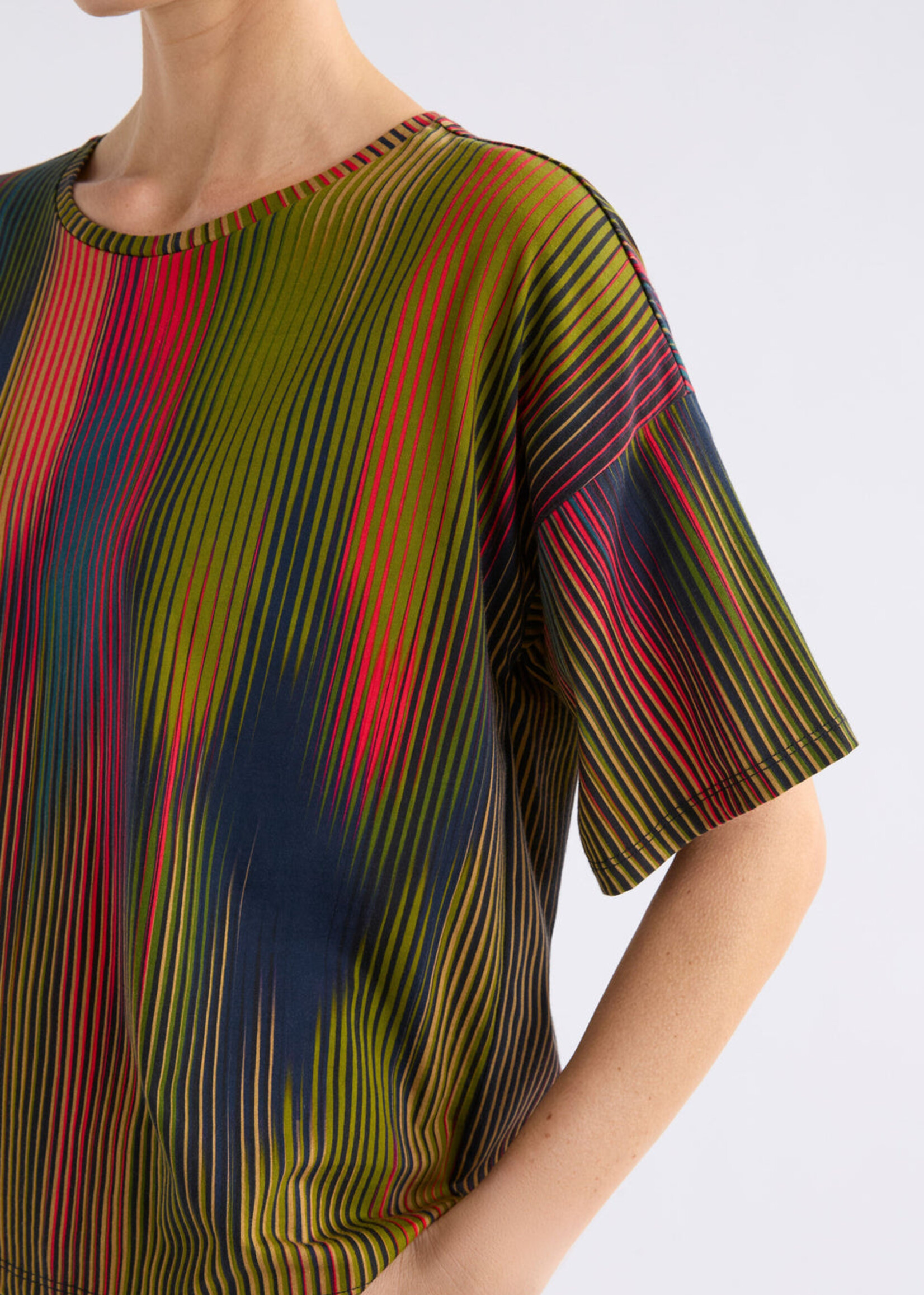 Kyla Tee Arran Stripe Print