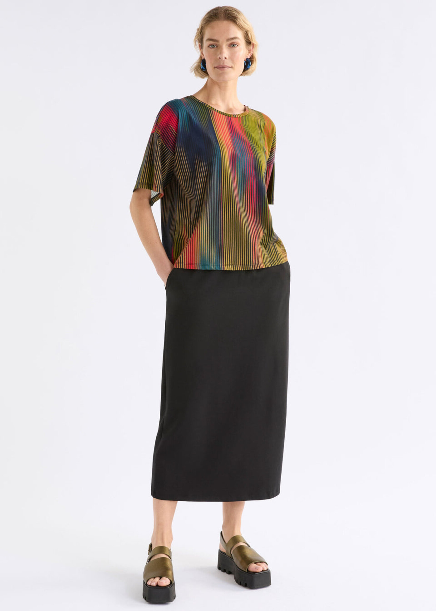 Kyla Tee Arran Stripe Print