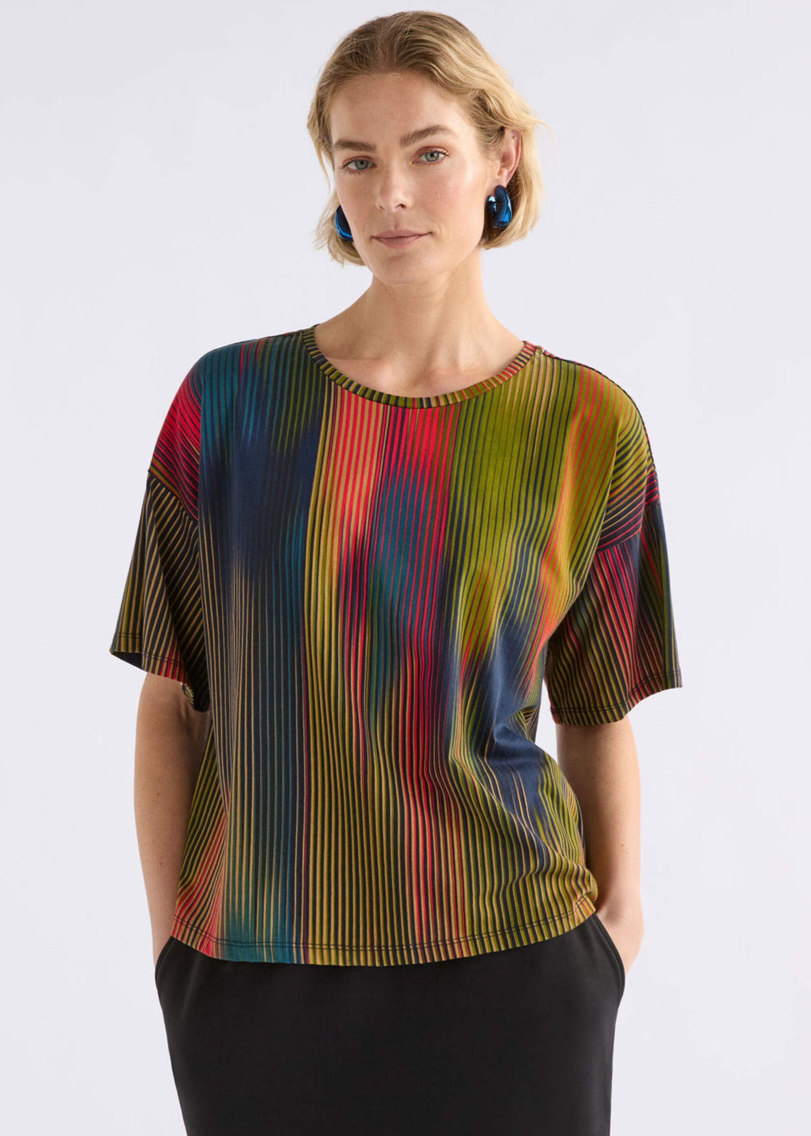 Kyla Tee Arran Stripe Print