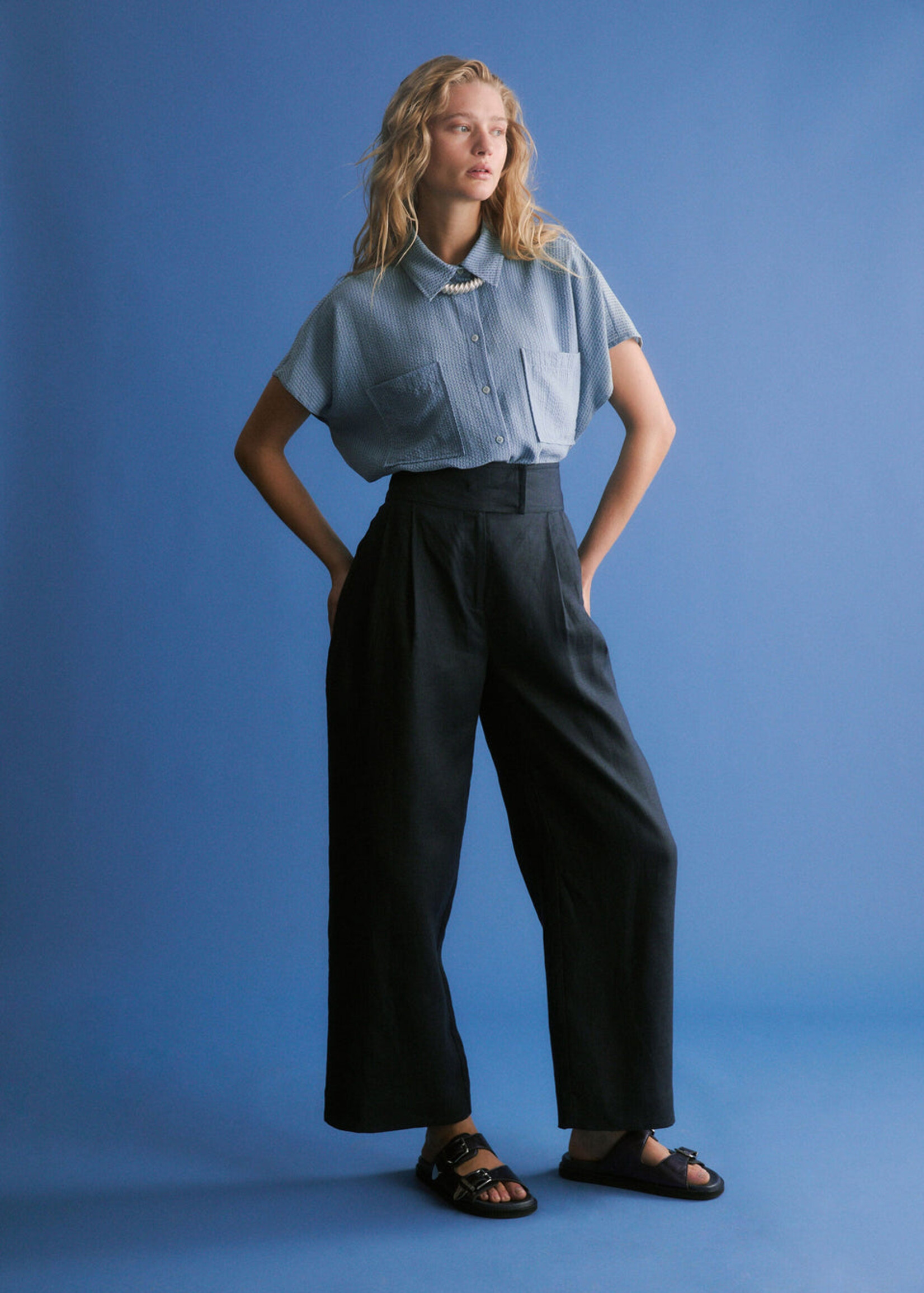 Lejer Pant Navy