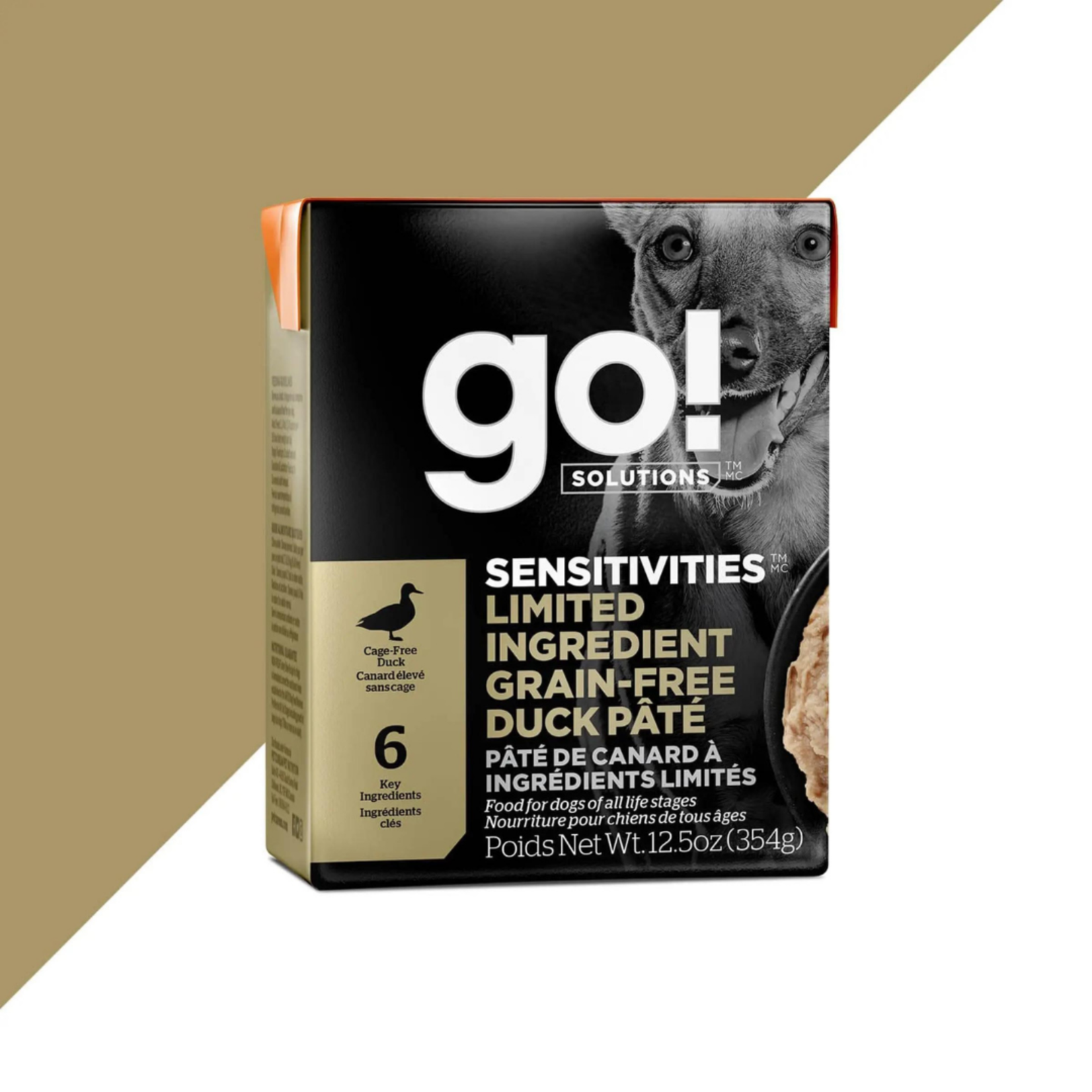 GO! Solutions GO! SOLUTIONS SENSITIVITIES Limited Ingredient Grain Free Duck Pate Dog Food