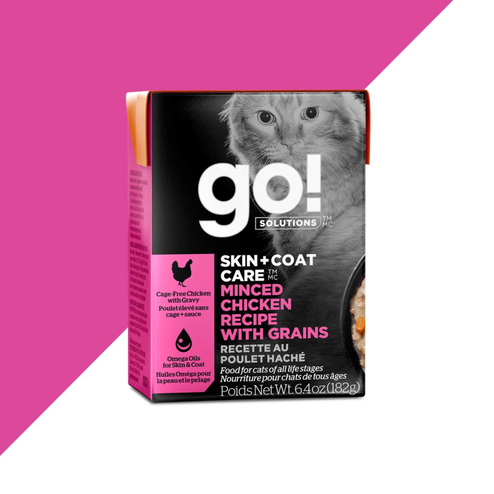 GO! Solutions GO! SOLUTIONS Skin + Coat Minced Chicken 6.4oz