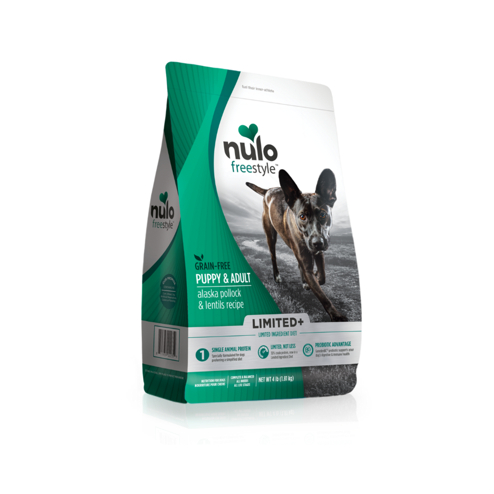 Nulo Nulo Freestyle Grain Free Alaska Pollock & Lentils - Puppy & Adult  Dog Food