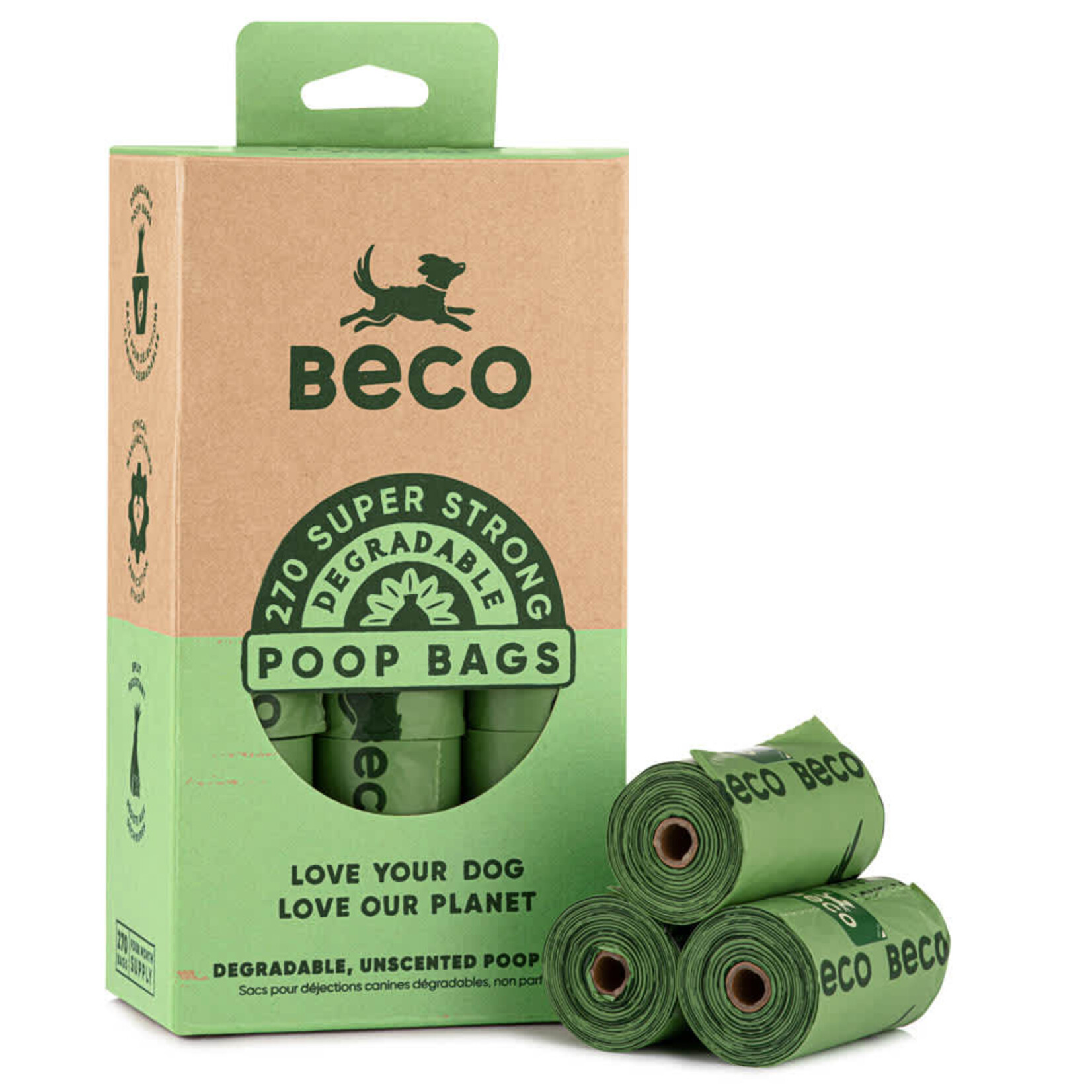 Beco Poop Bags Uncented 270