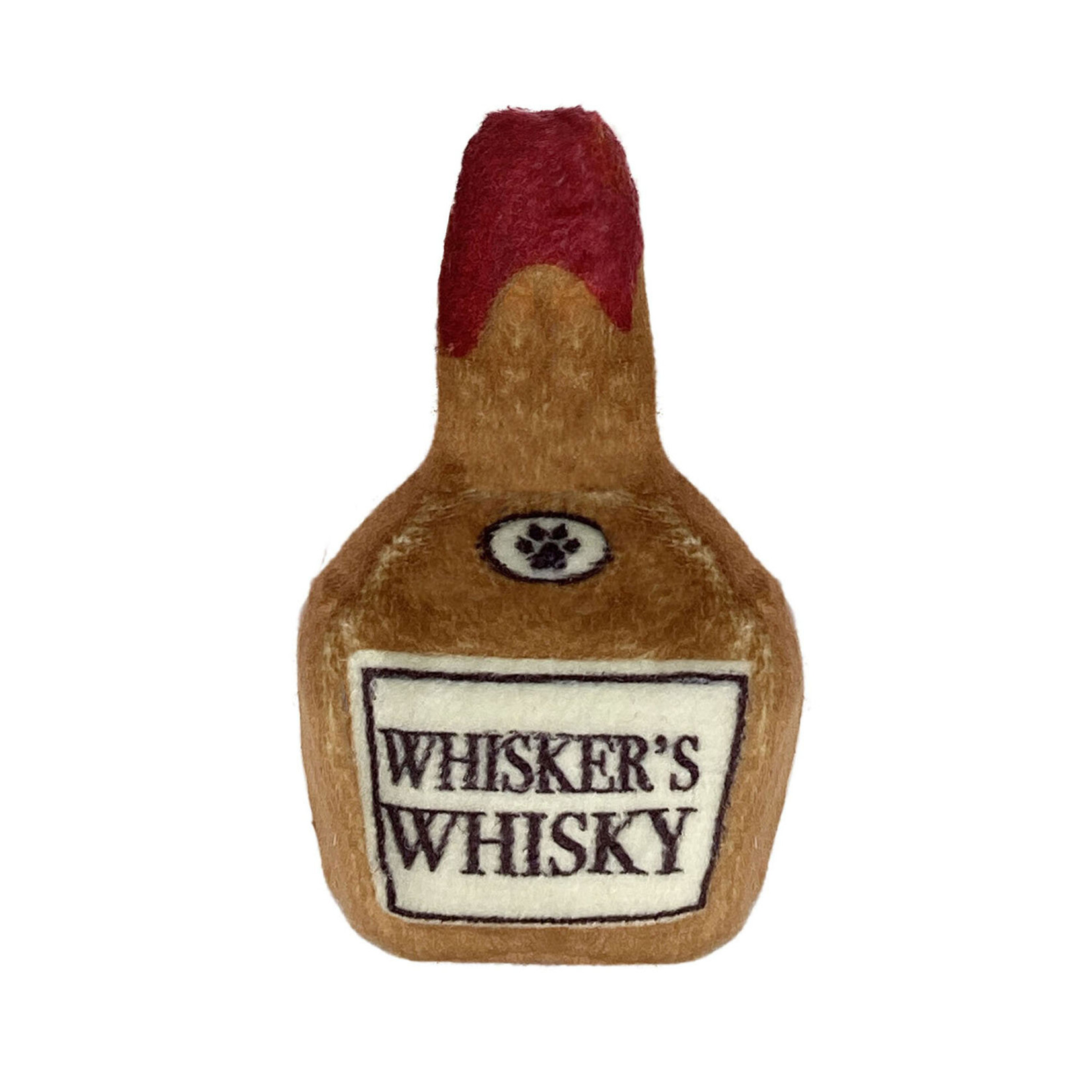 Whiskers Whisky Plush with Catnip Cat Toy